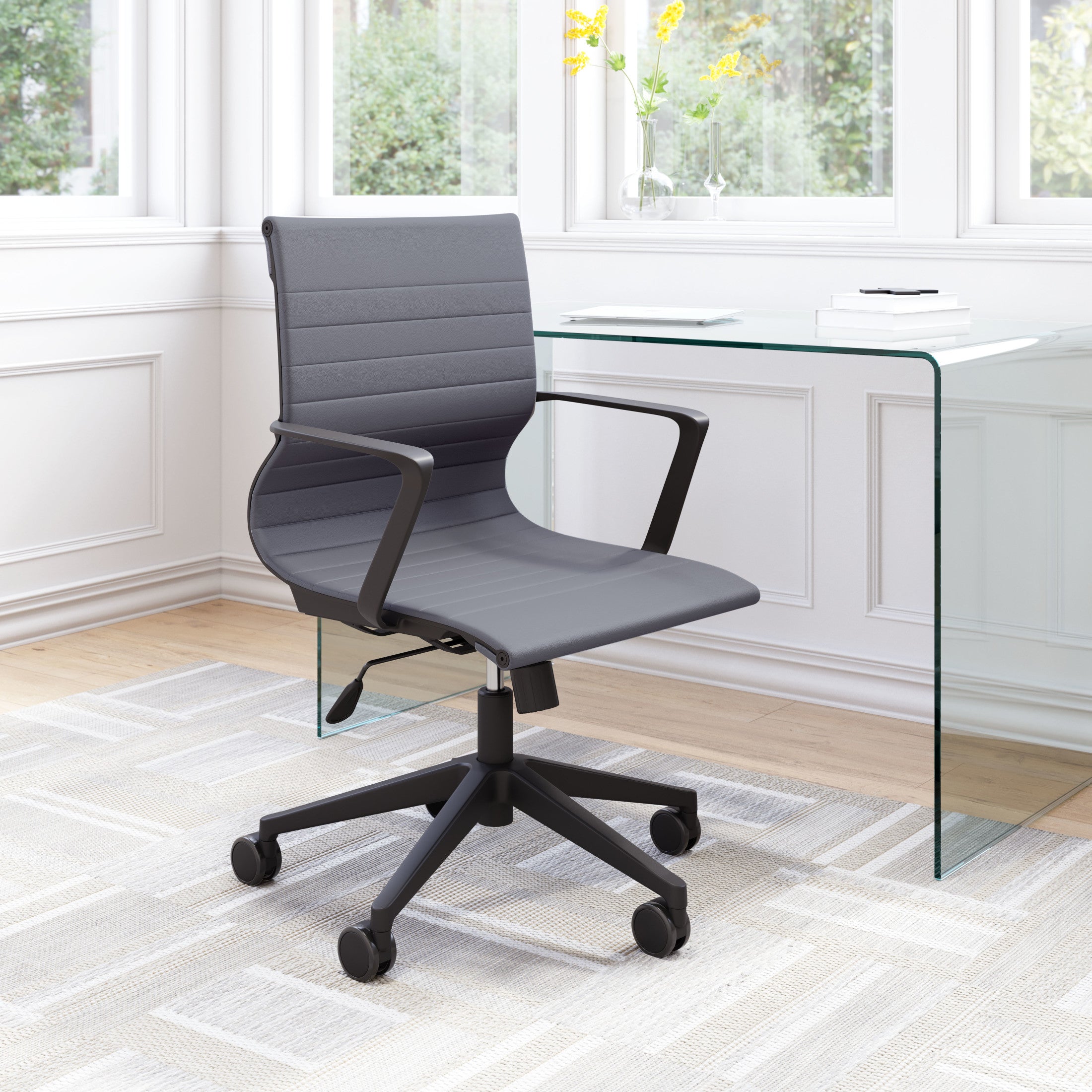 Stacy Office Chair Dark Gray