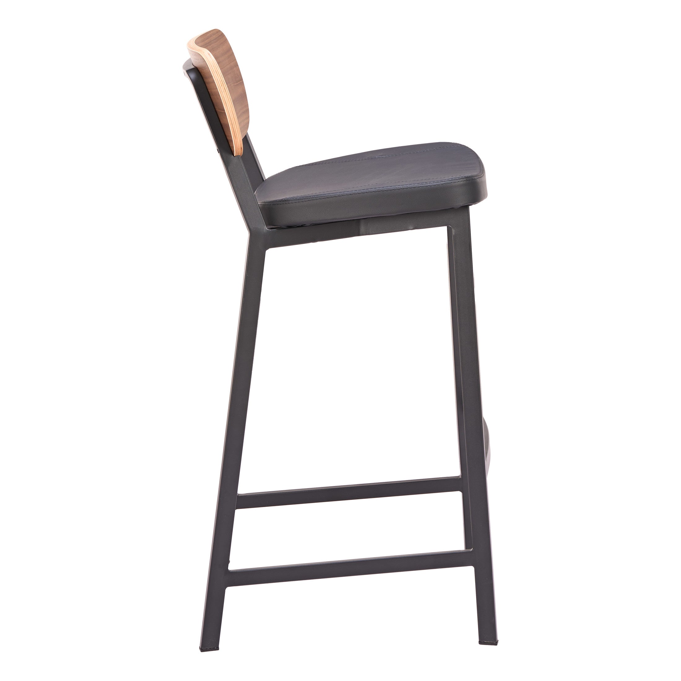 Ardenne Barstool (Set of 2) Black & Brown