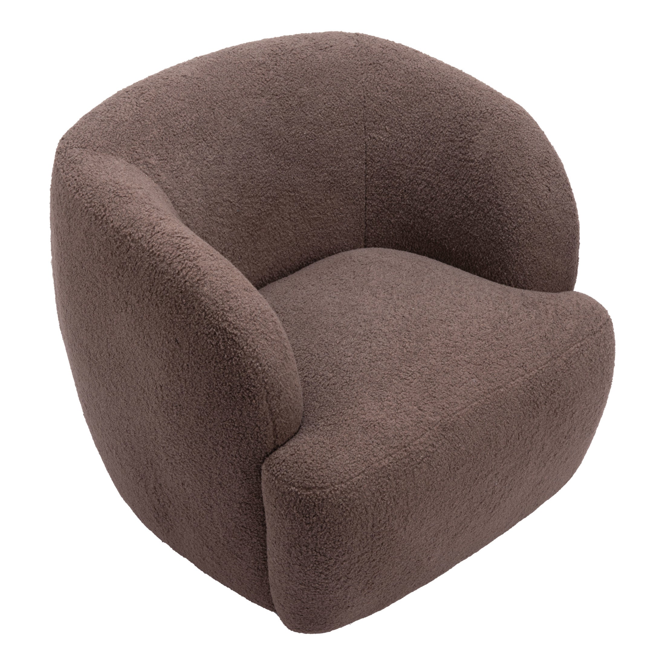 Govan Swivel Chair Brown