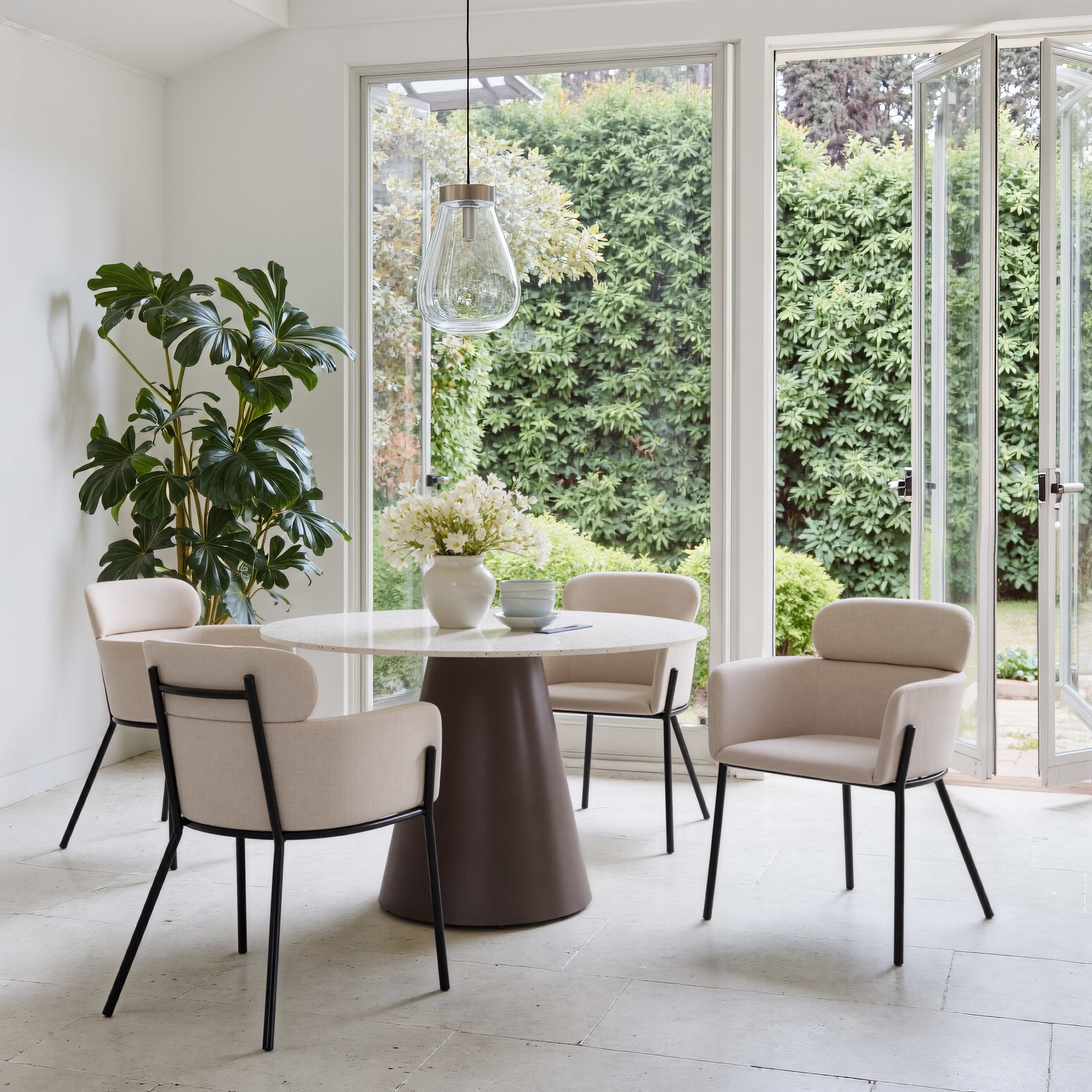 Bremor Dining Chair (Set of 2) Beige