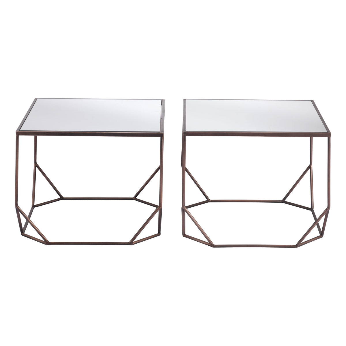 Arzon Coffee Table Set (2-Piece) Bronze