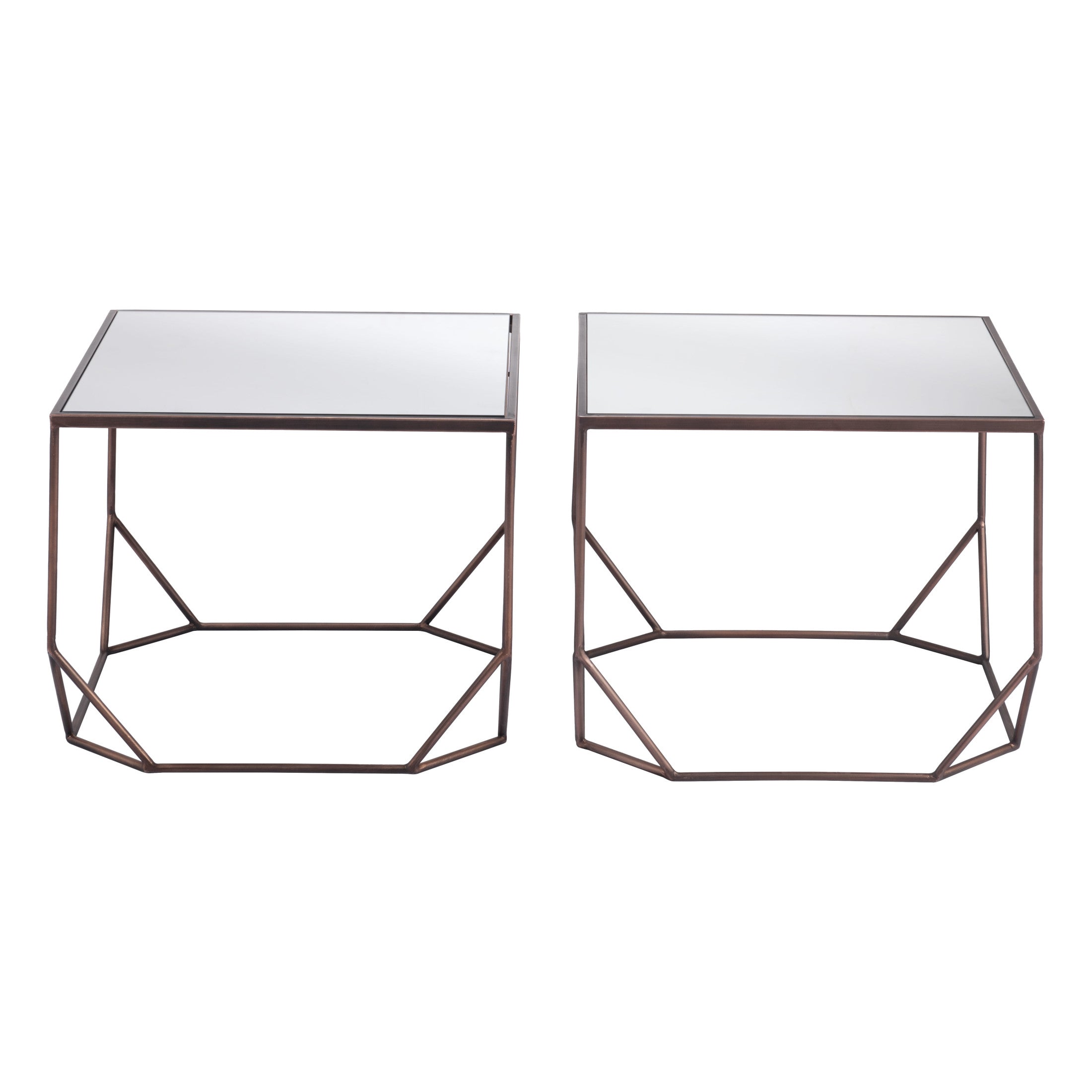 Arzon Coffee Table Set (2-Piece) Bronze