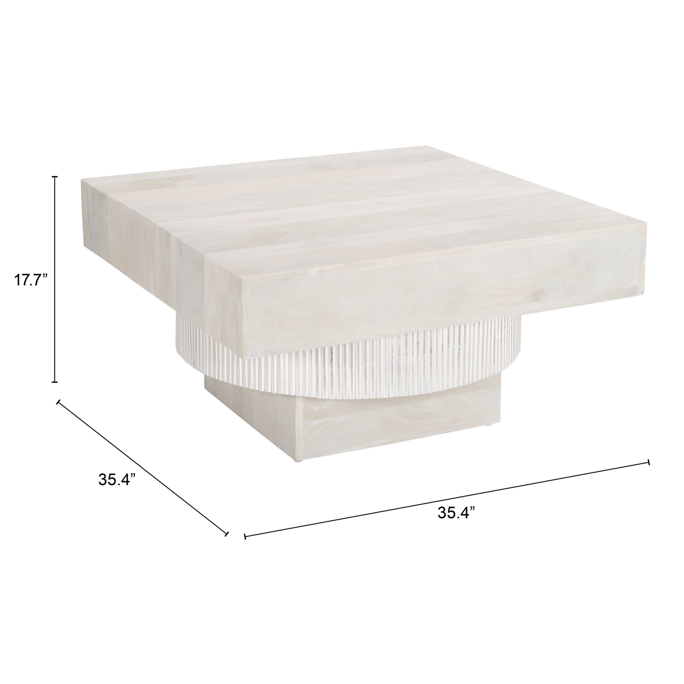 Trani Coffee Table Whitewashed