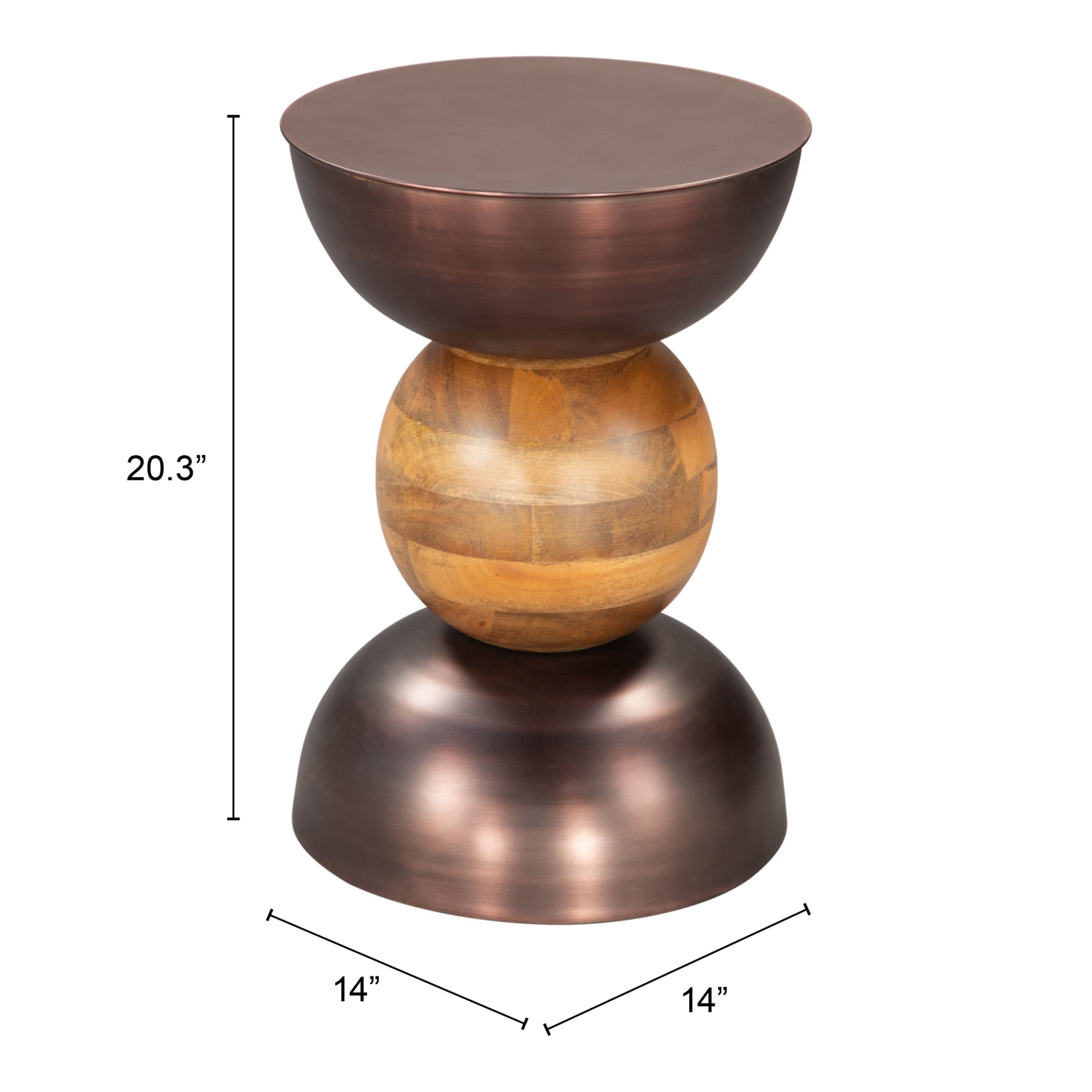 Tripoli Side Table Bronze