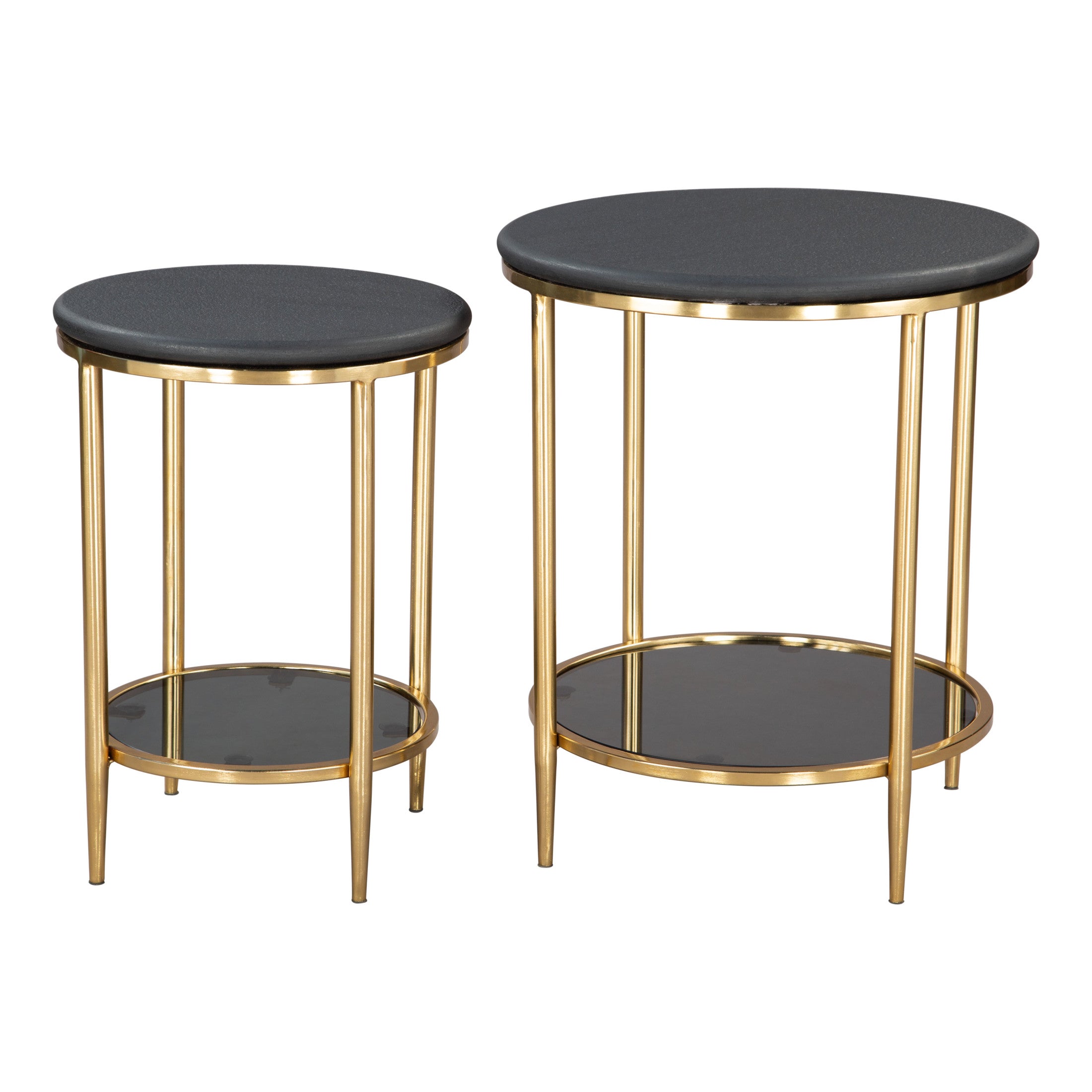 Koper Coffee Table Set (2-Piece) Black