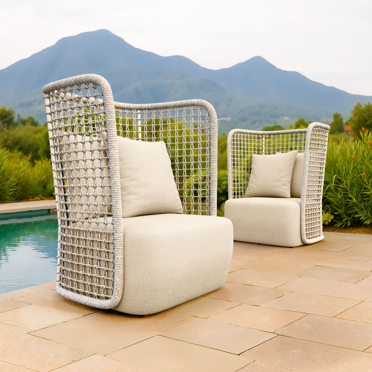 Hudu Accent Chair Beige