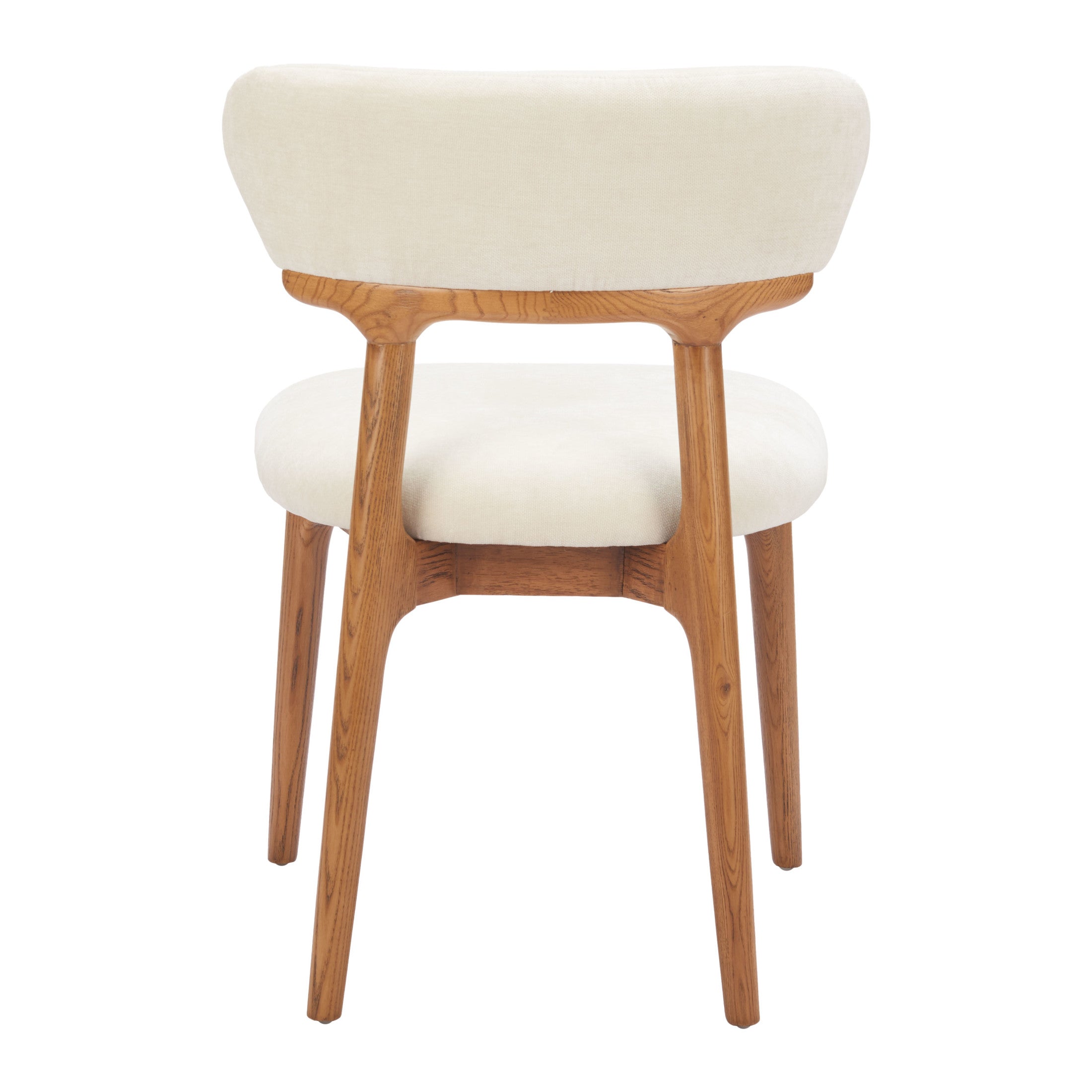 Cedar Dining Chair (Set of 2) White & Walnut