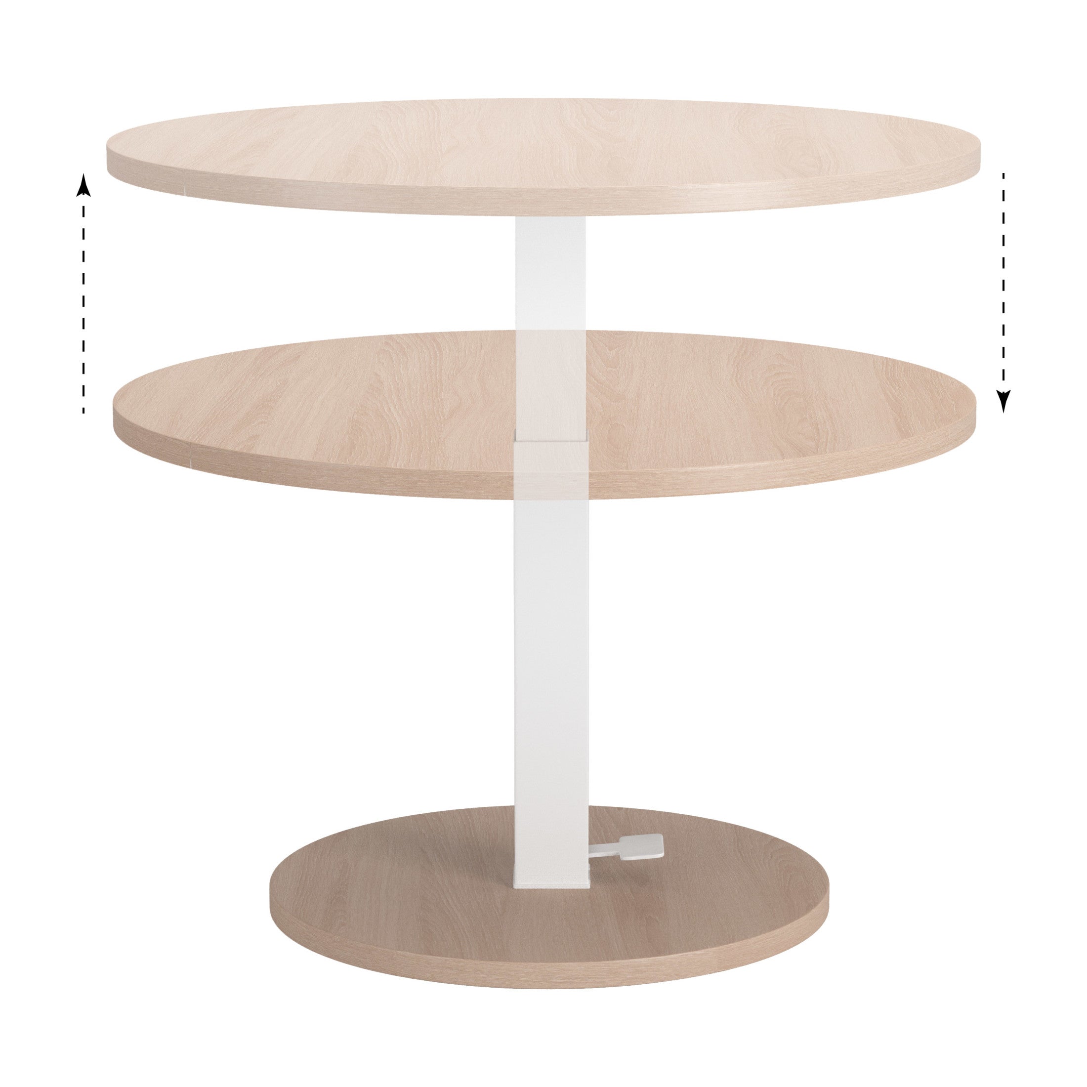 Hawley Adjustable Dining Table Natural