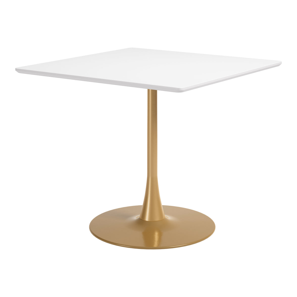 Epas Dining Table White & Gold