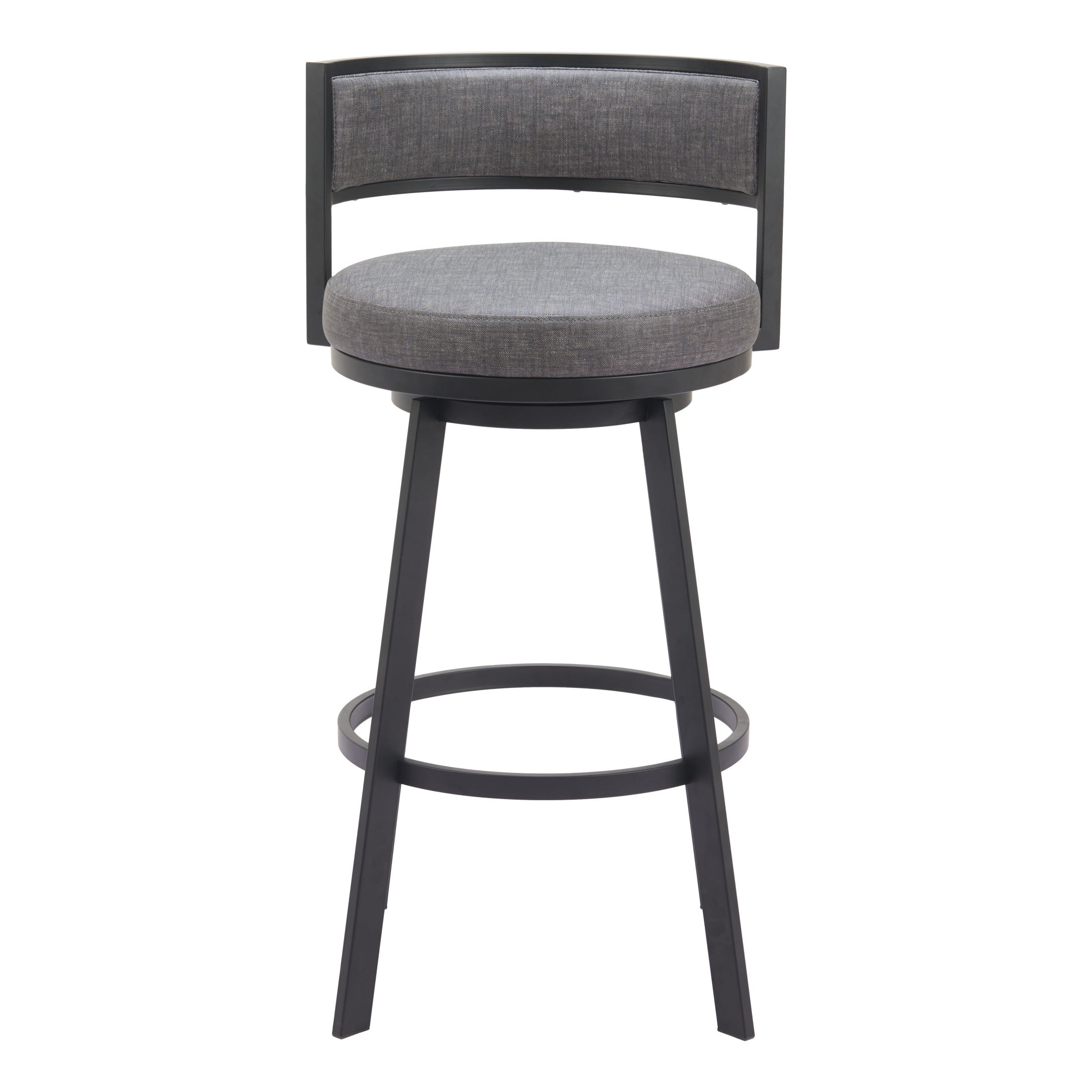 Gimsby Swivel Barstool Gray