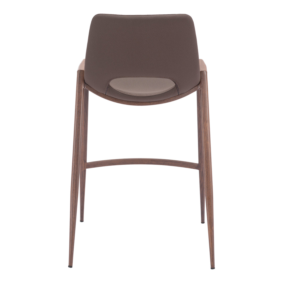 Desi Counter Stool (Set of 2) Brown & Walnut
