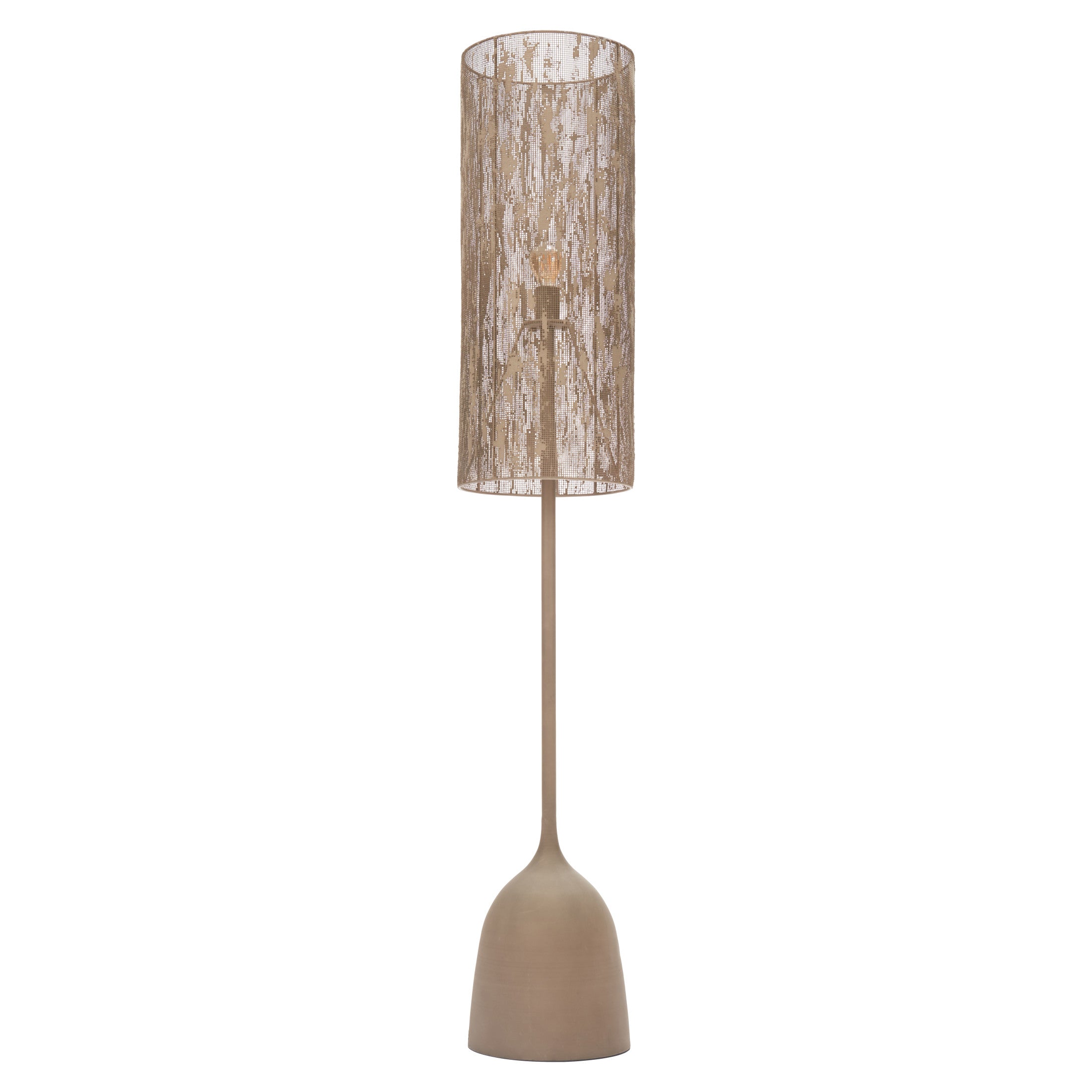 Buff Floor Lamp Taupe