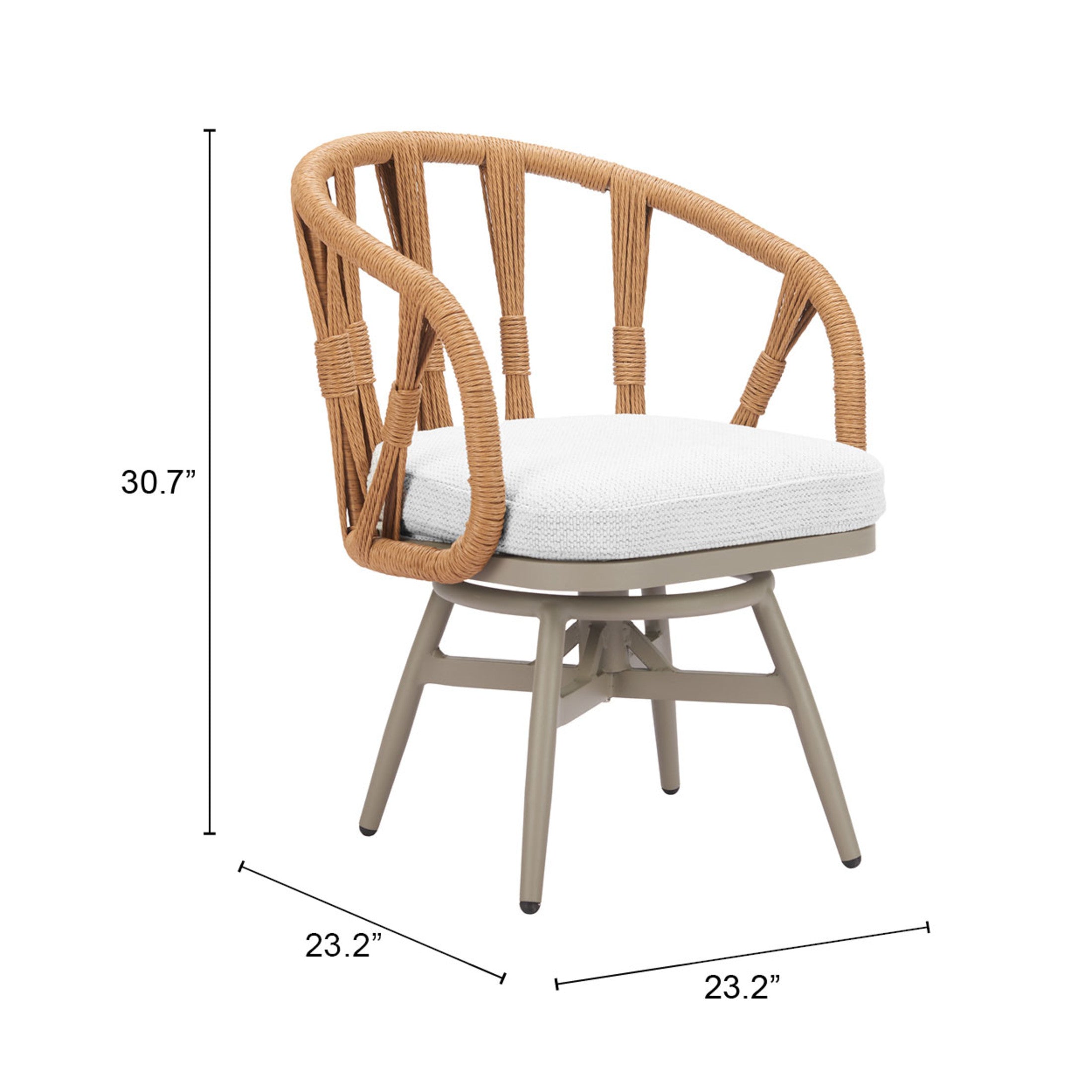 Safal Swivel Dining Chair Multicolor
