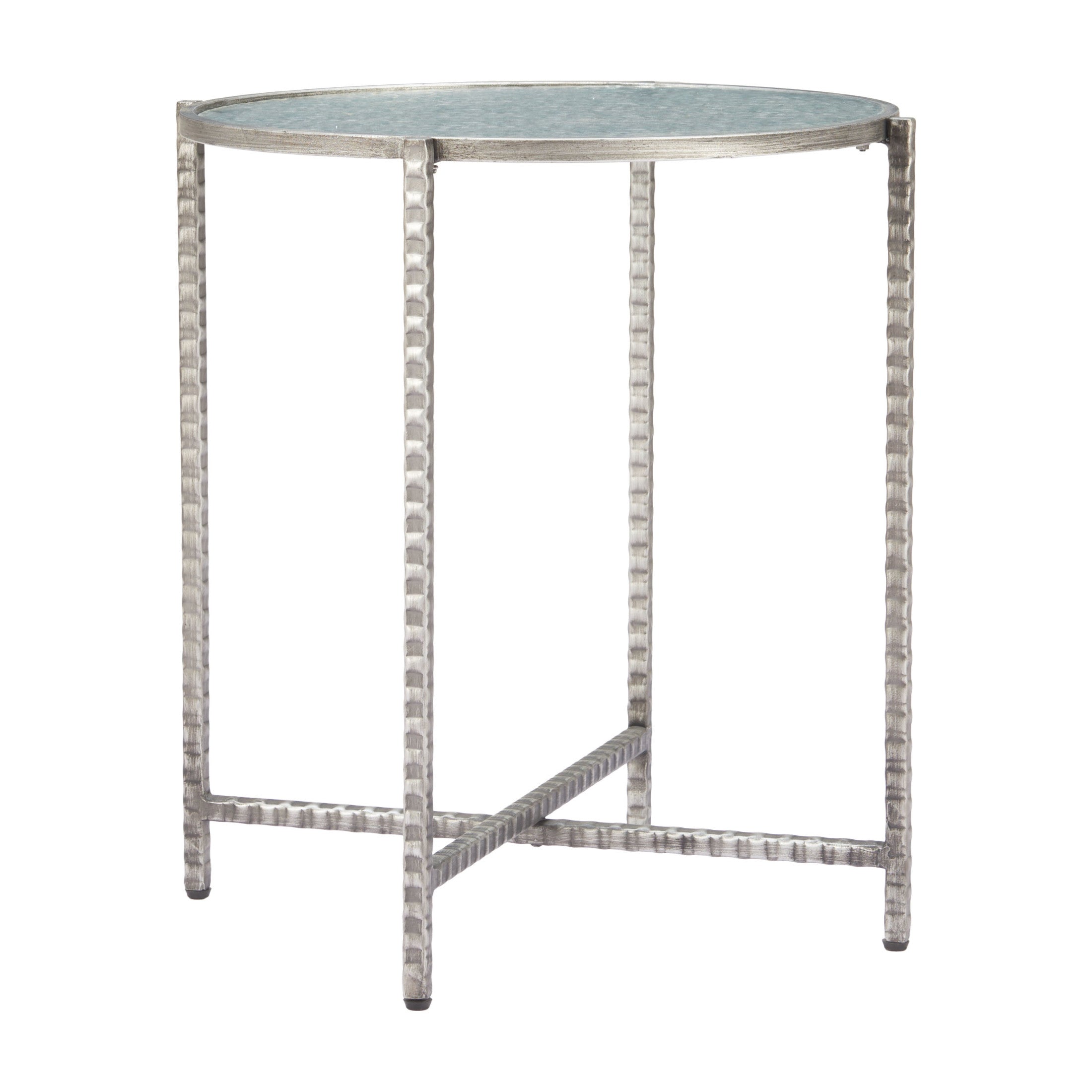 Vetro Side Table Silver