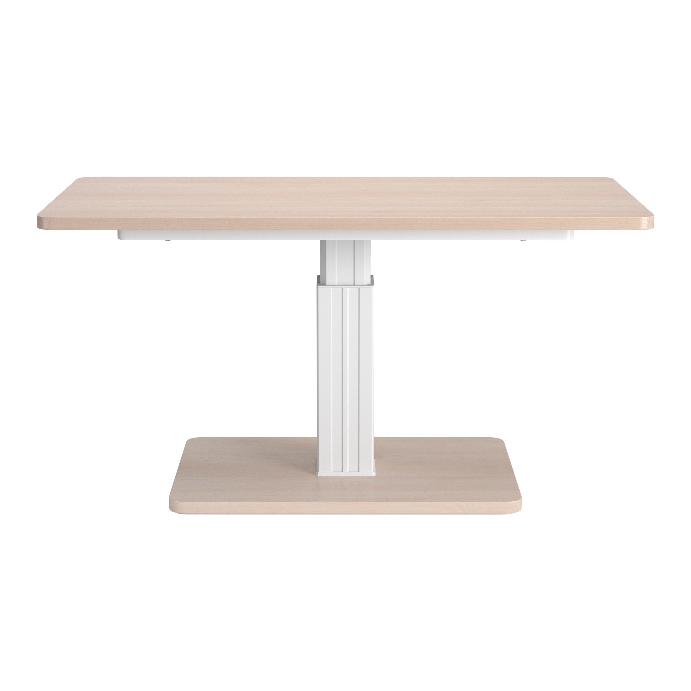 Brule Adjustable Dining Table Natural
