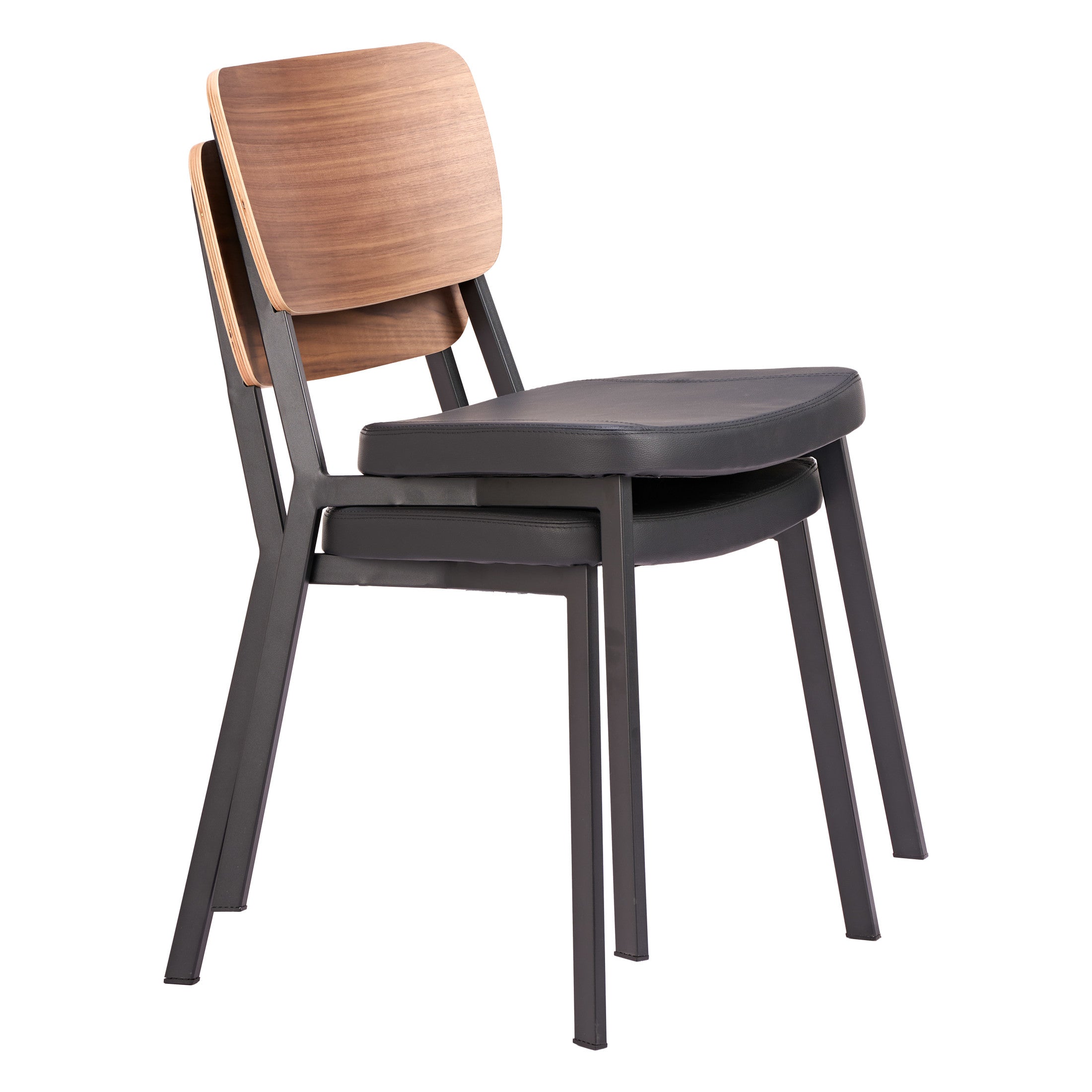 Ardenne Dining Chair (Set of 4) Black & Brown