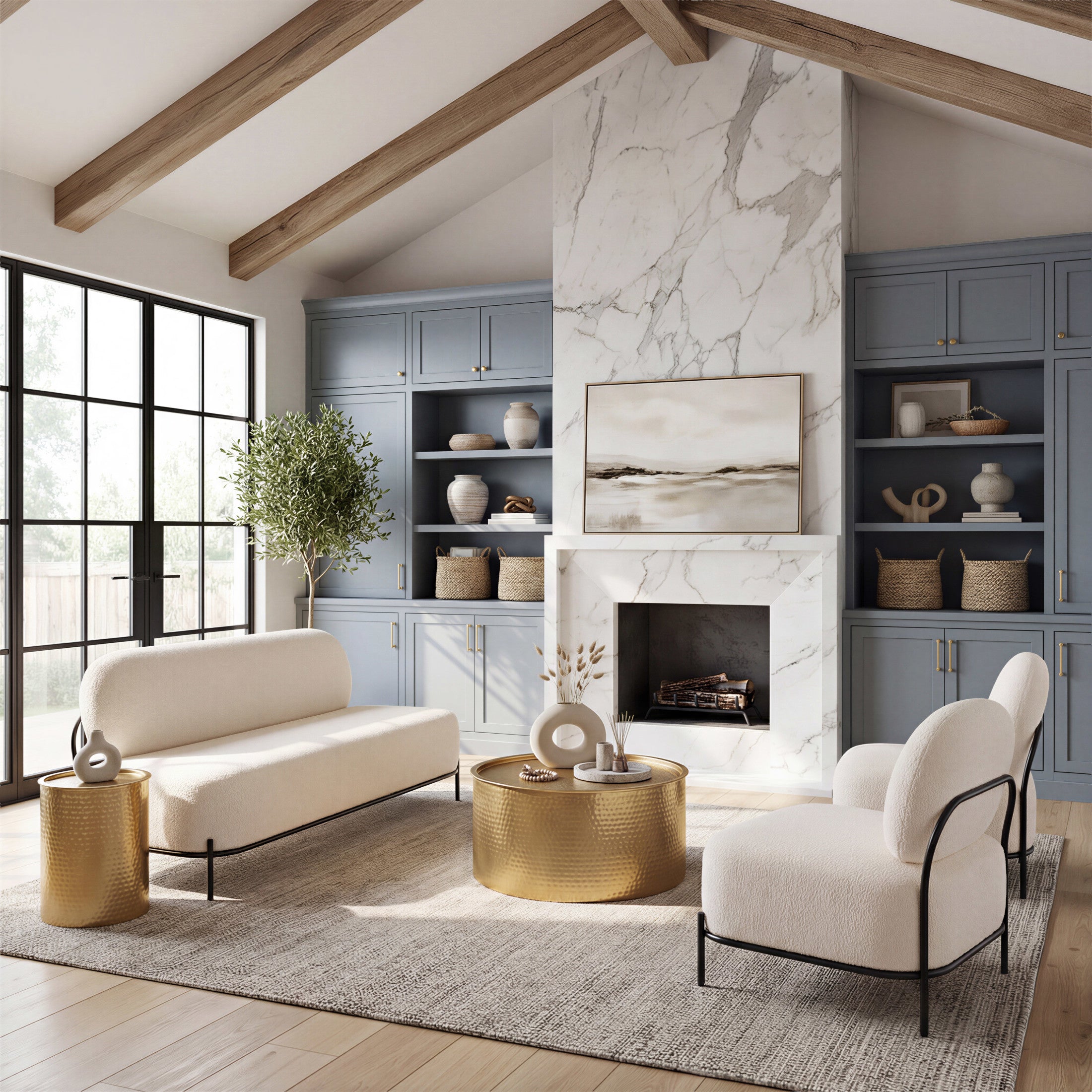 Coldveil Storage Coffee Table Gold