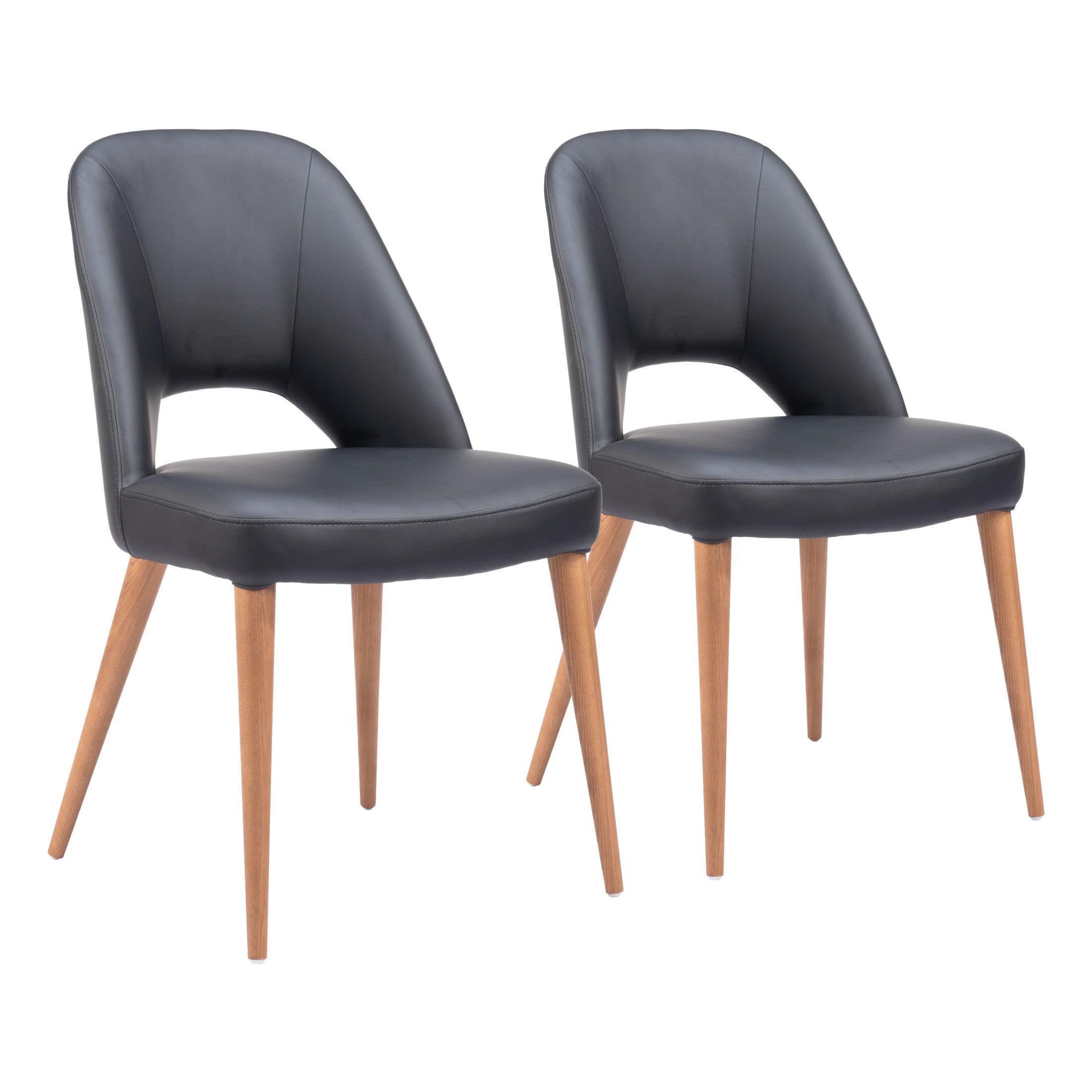 Leith Dining Chair (Set of 2) Black