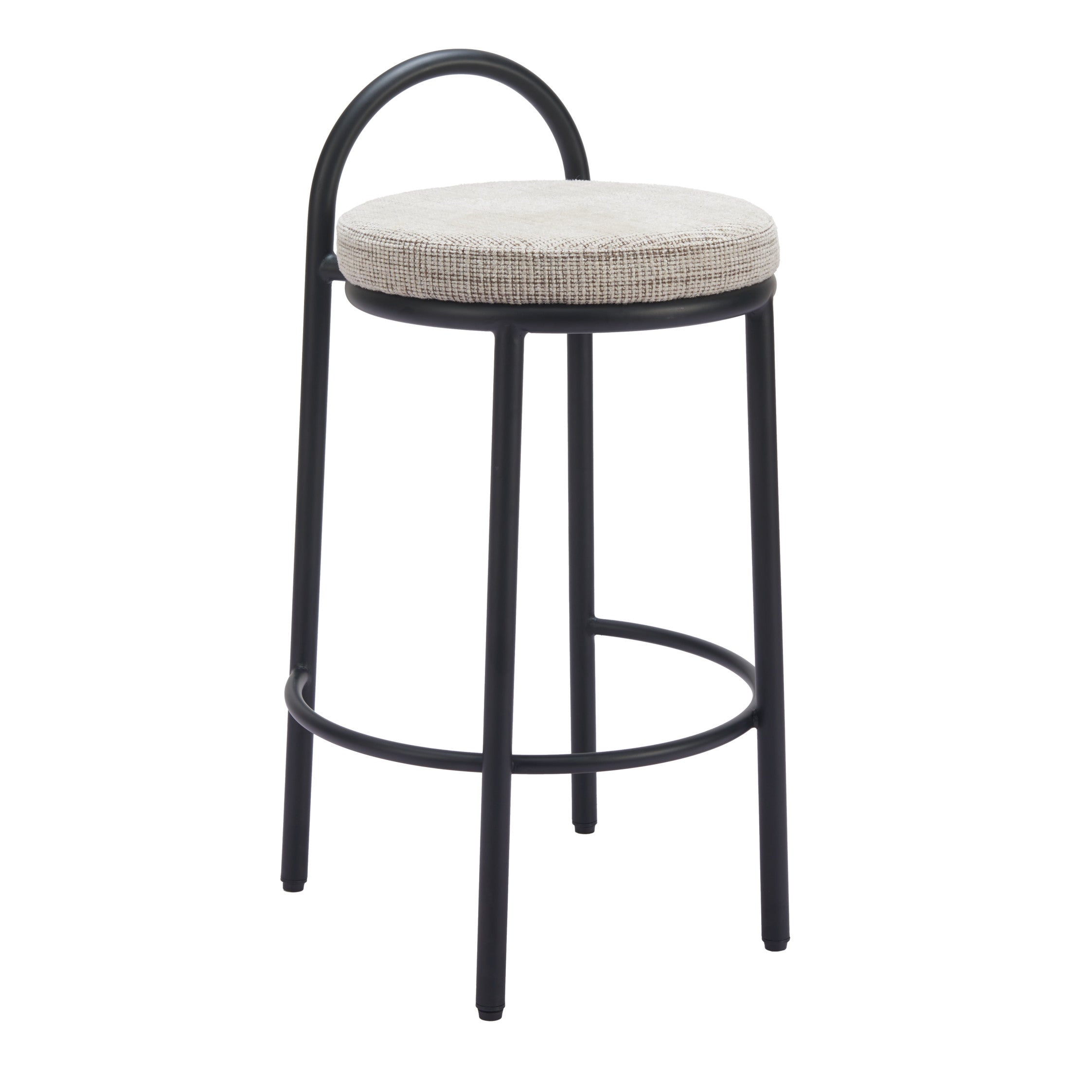 Sisal Counter Stool (Set of 2) Beige Tweed