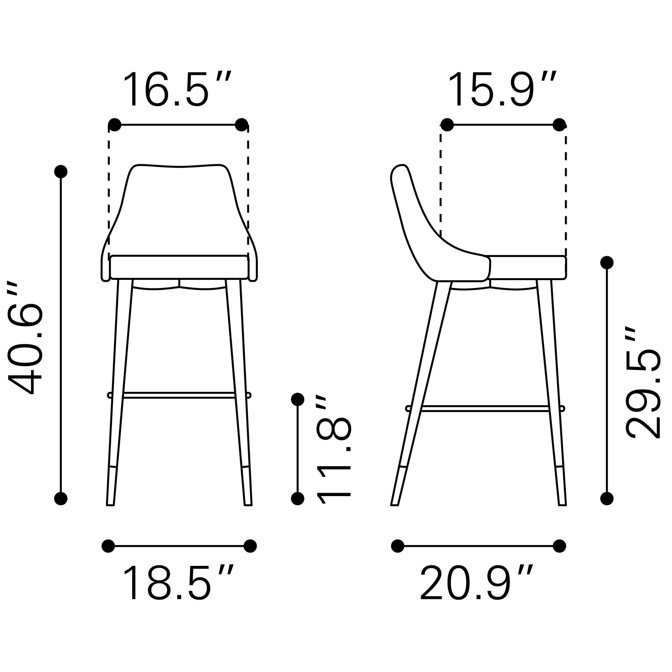 Piccolo Barstool Pink