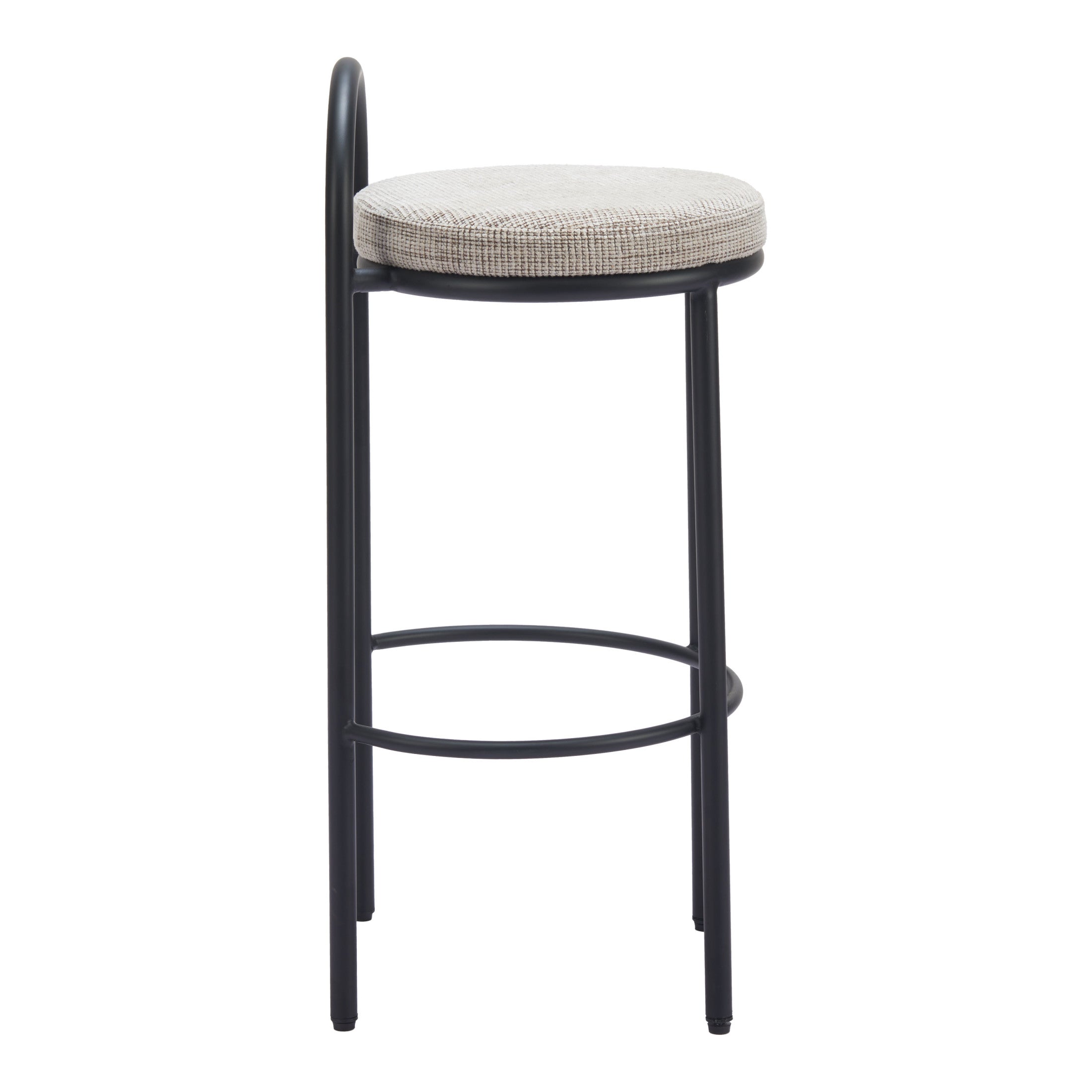 Sisal Barstool (Set of 2) Beige Tweed