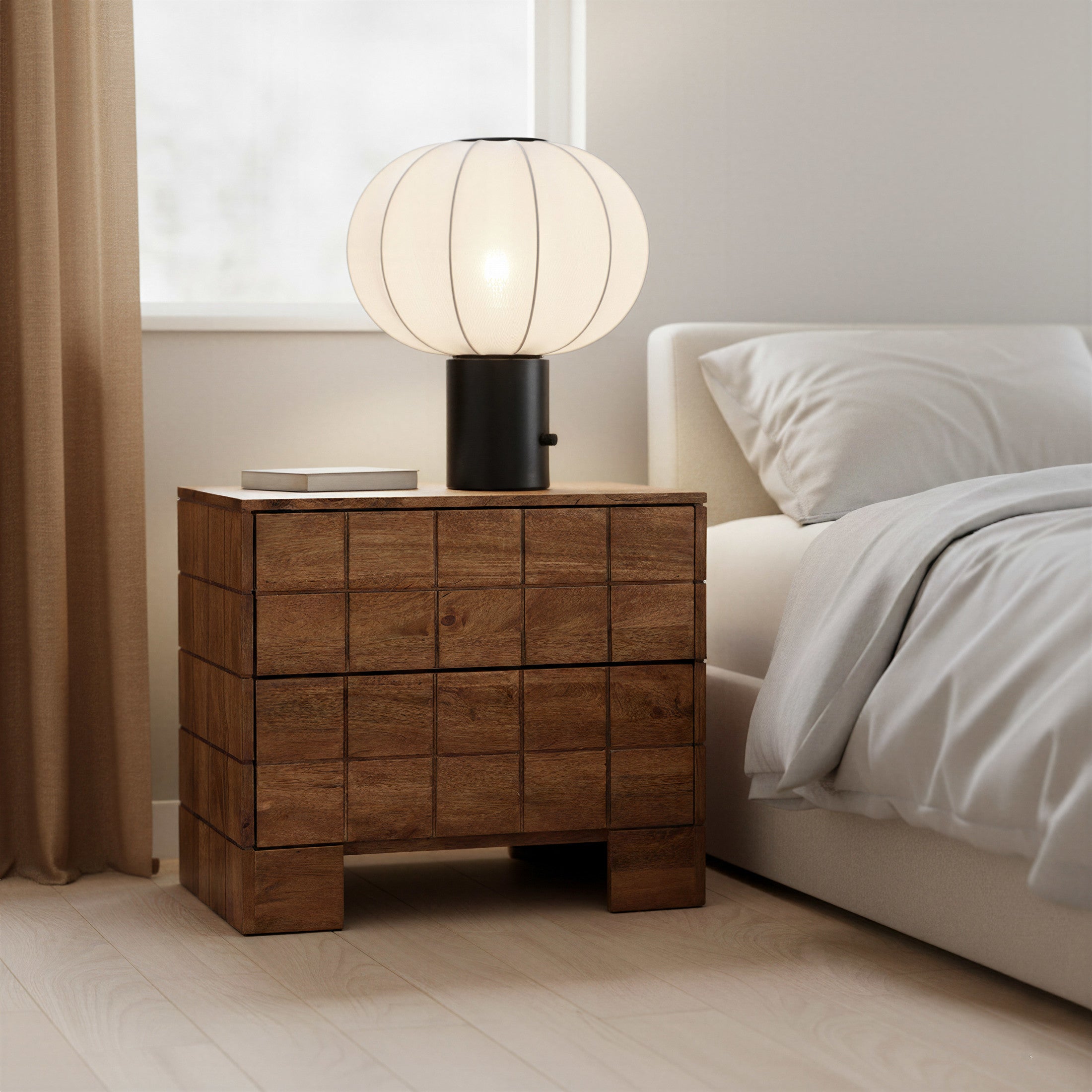 Modo Nightstand Walnut