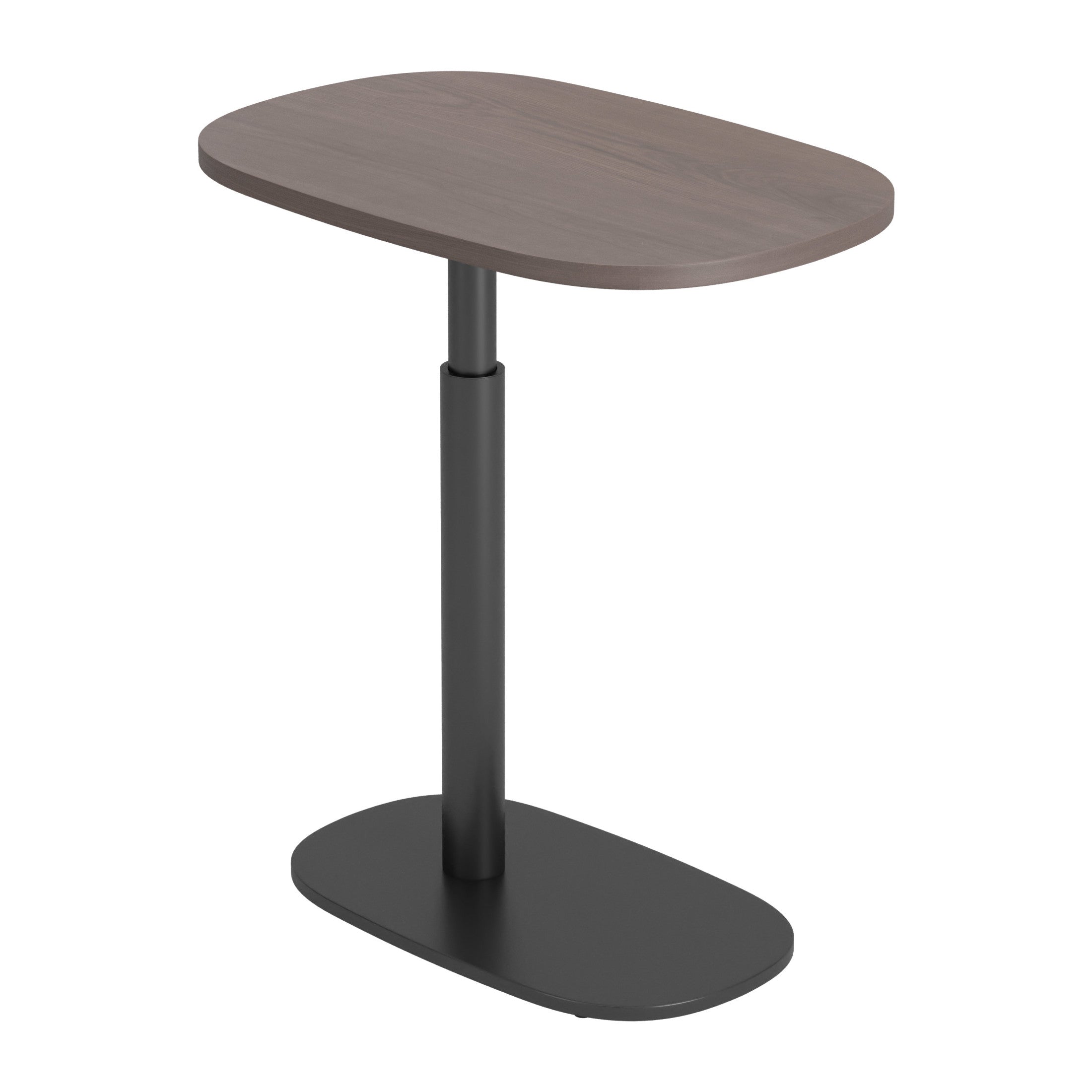 Buddy Adjustable Rotating Side Table Gray