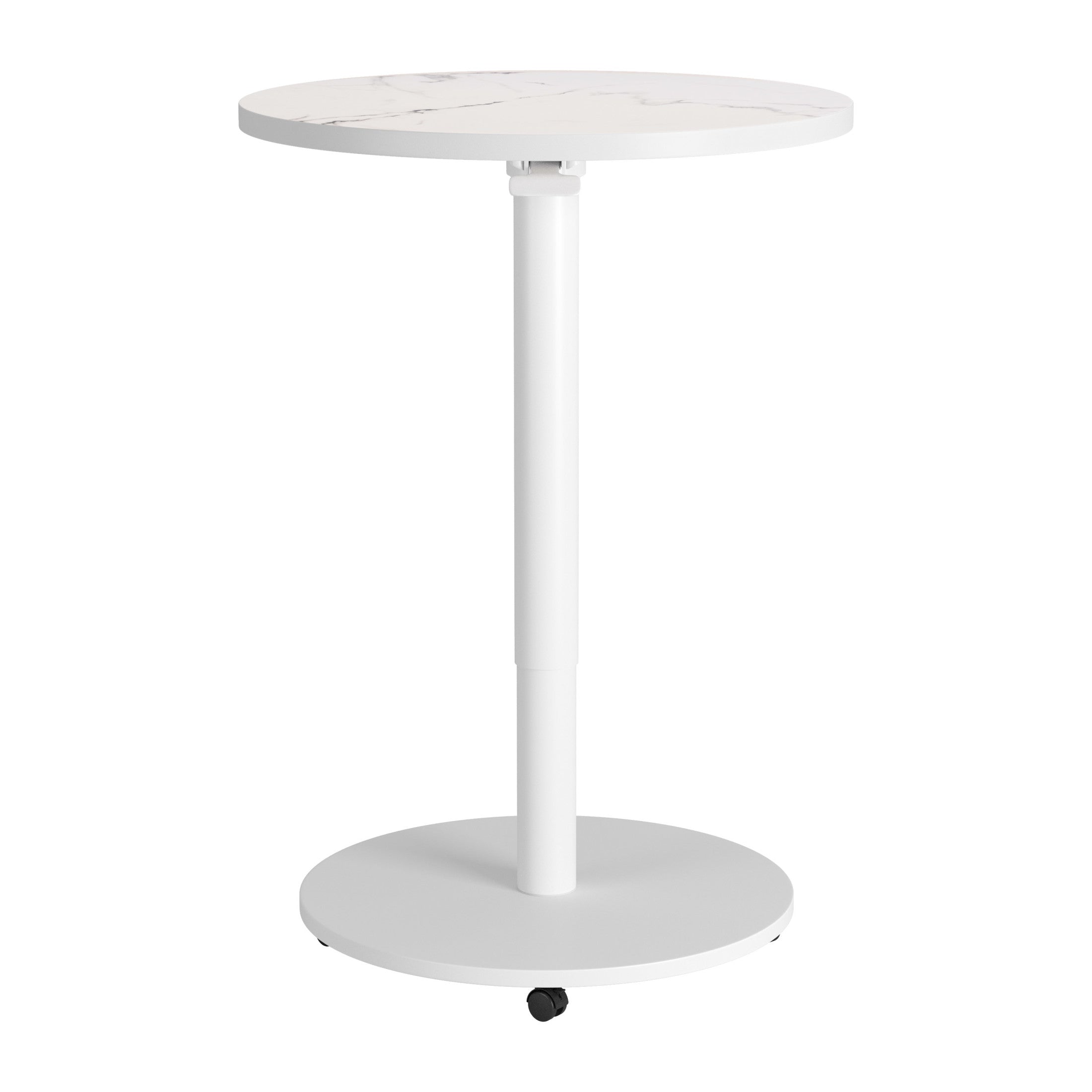Mule Adjustable Bar Table White