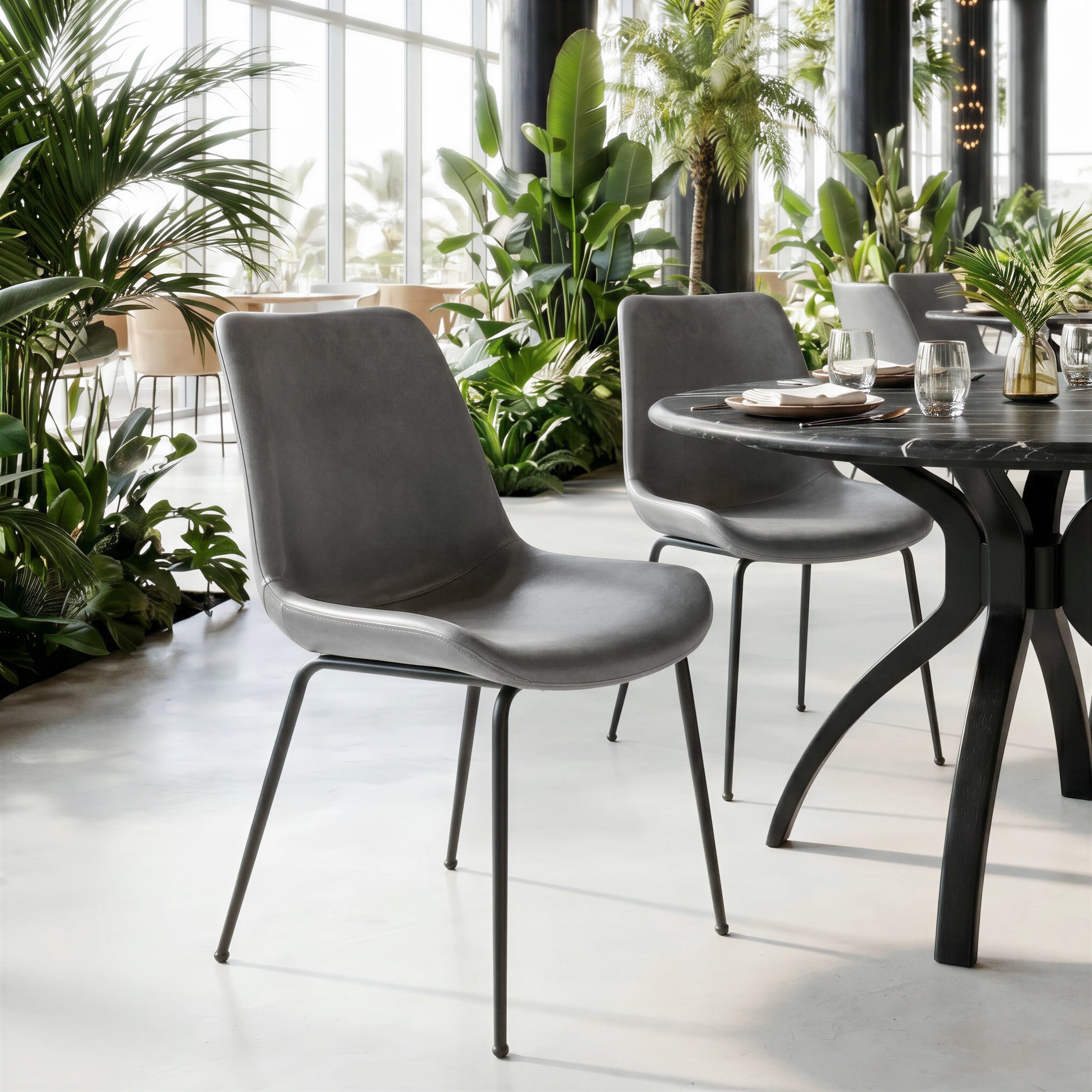 Byron Dining Chair (Set of 2) Gray