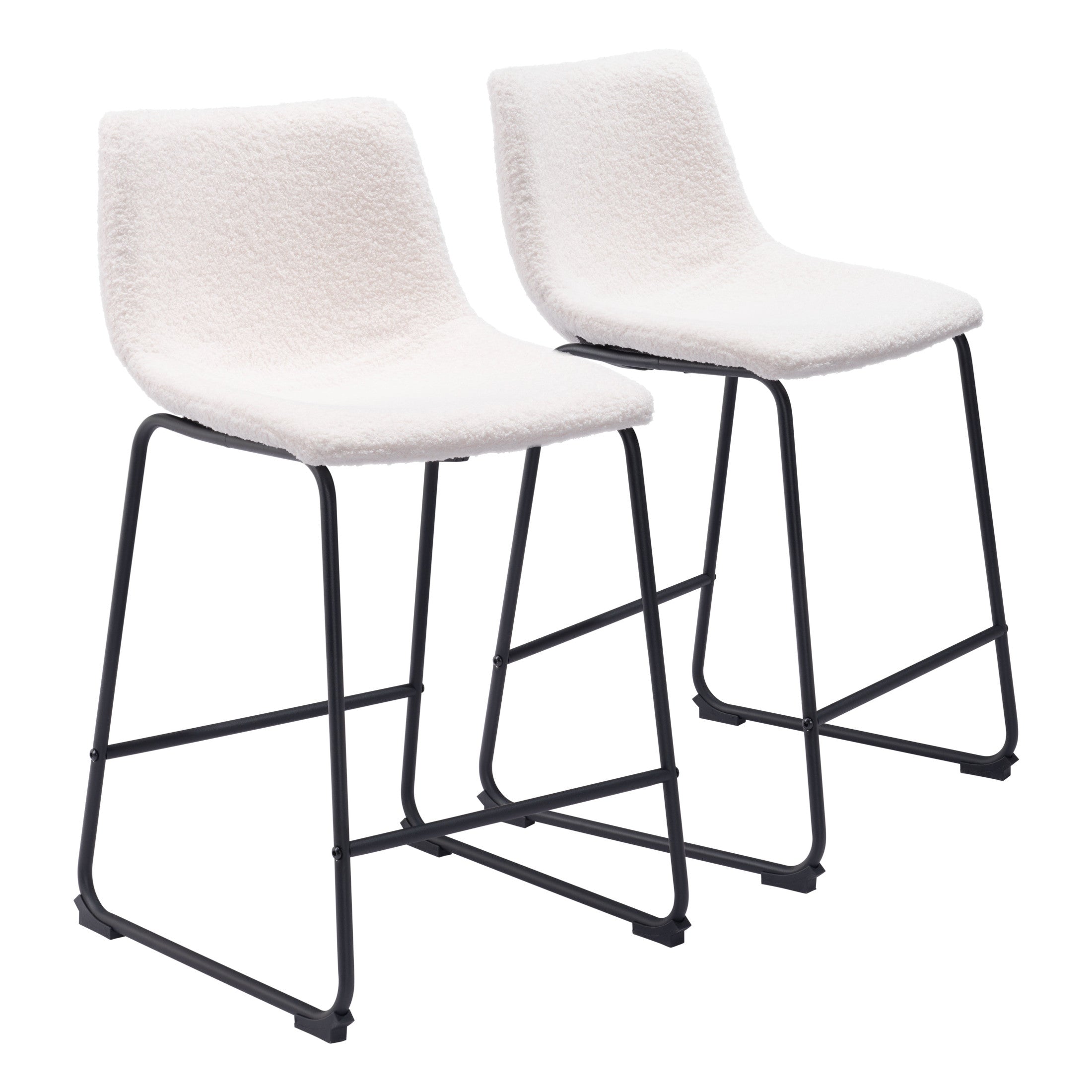Smart Counter Stool (Set of 2) Ivory