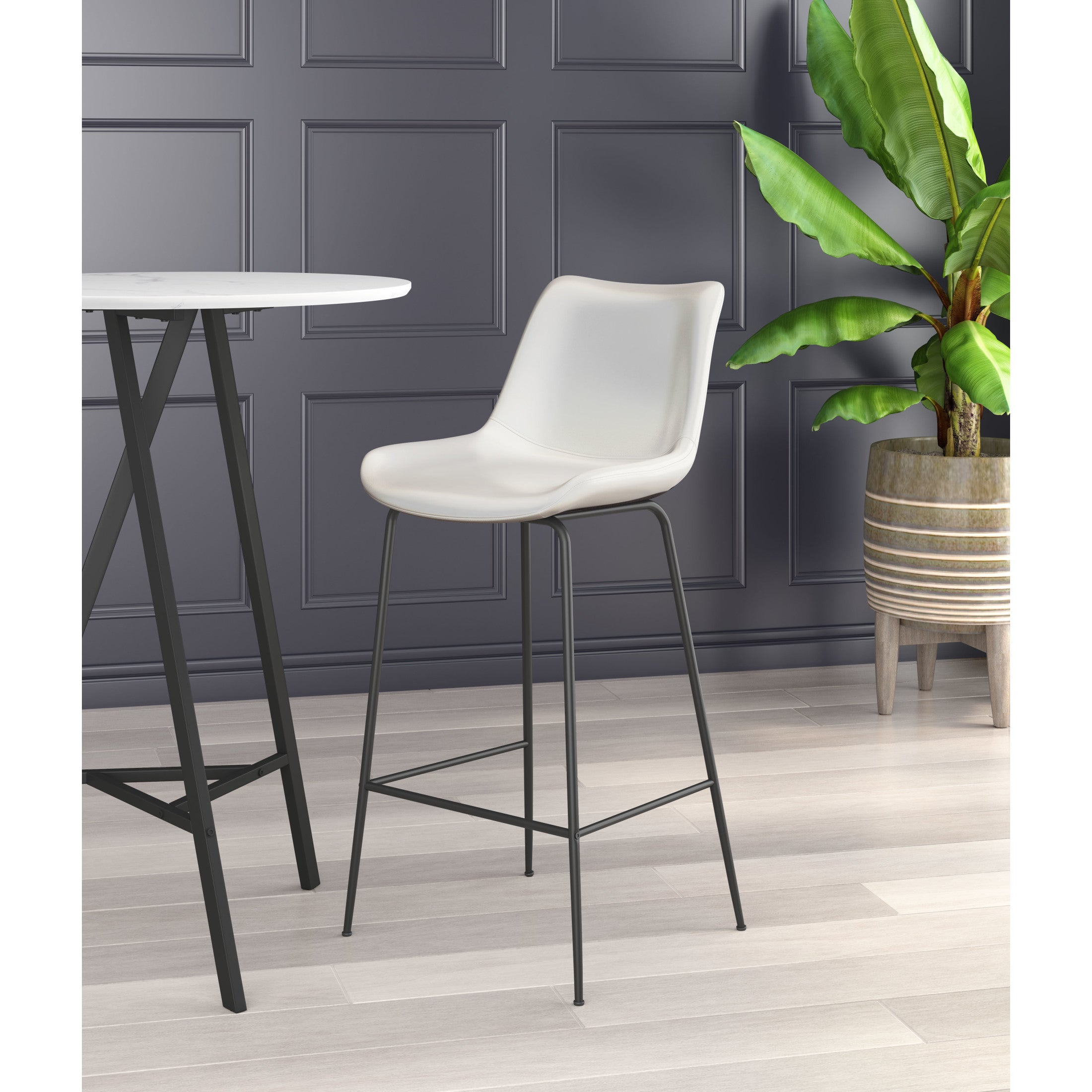 Byron Barstool White