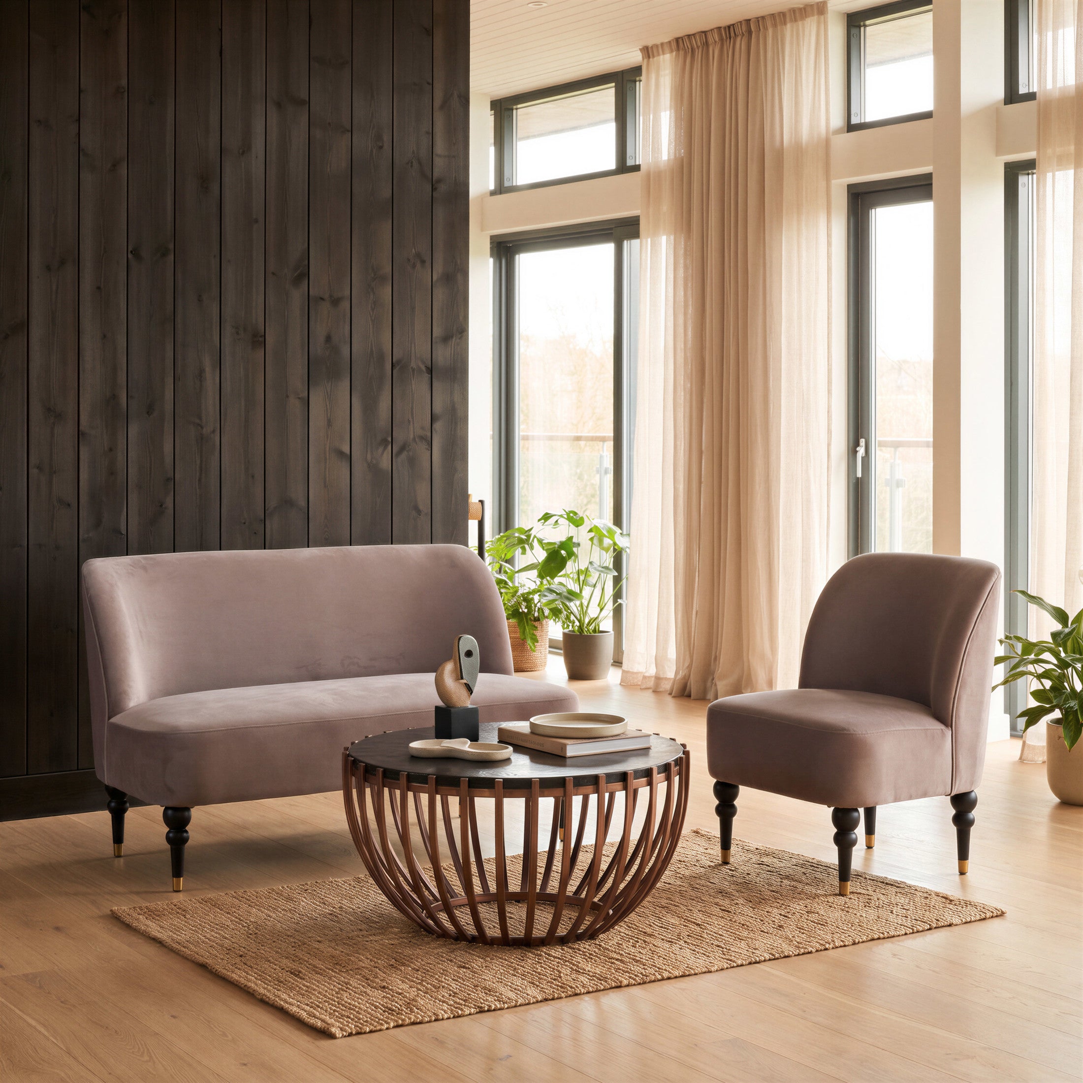 Bintulu Loveseat Taupe