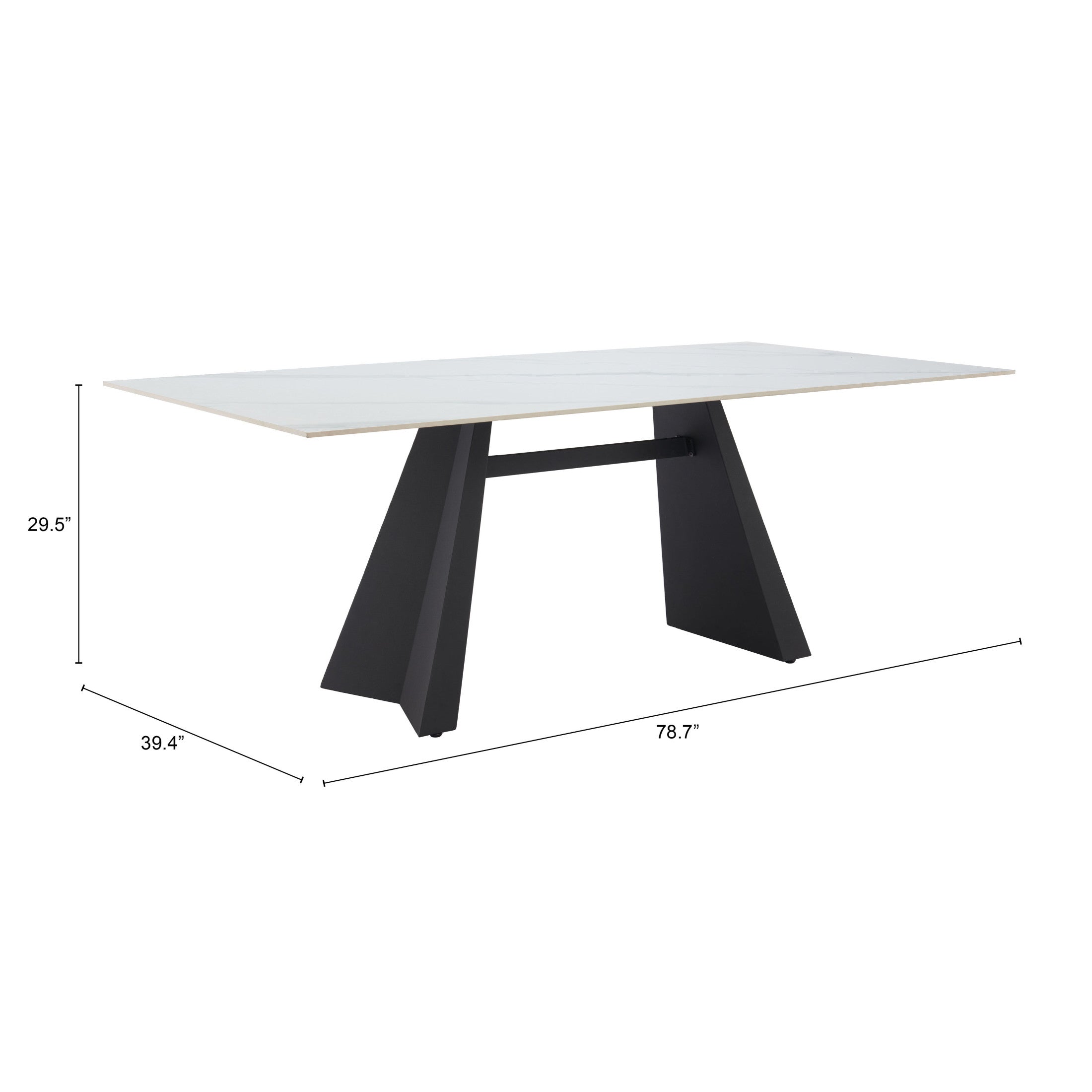 Inky Dining Table White
