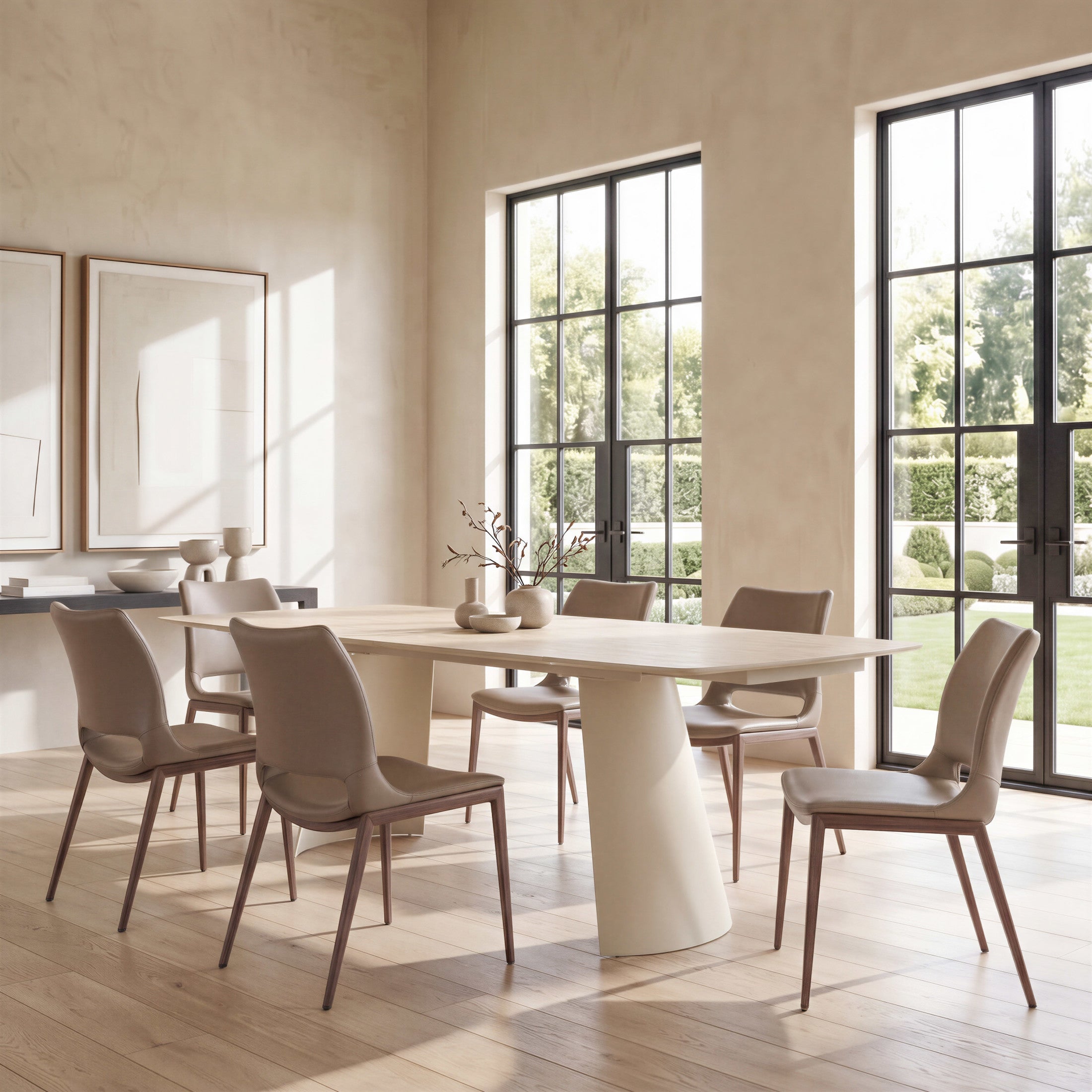 Ace Dining Chair (Set of 2) Brown & Walnut
