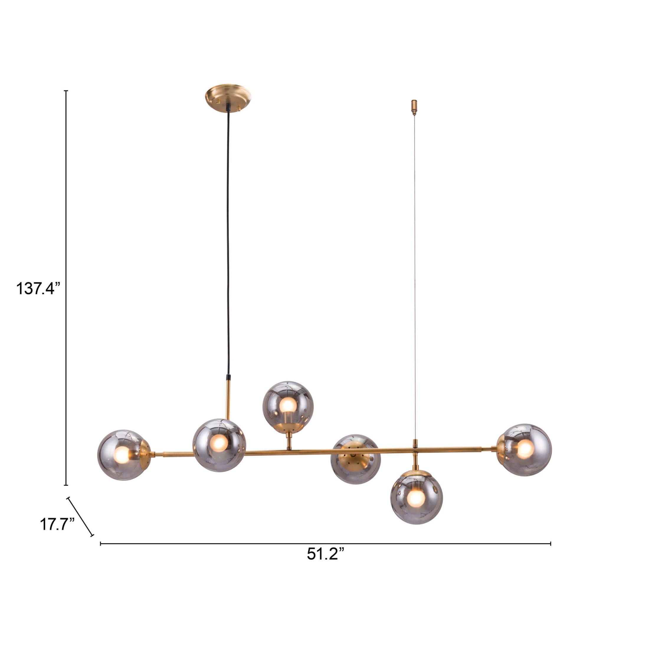 Gisela Ceiling Lamp Brass