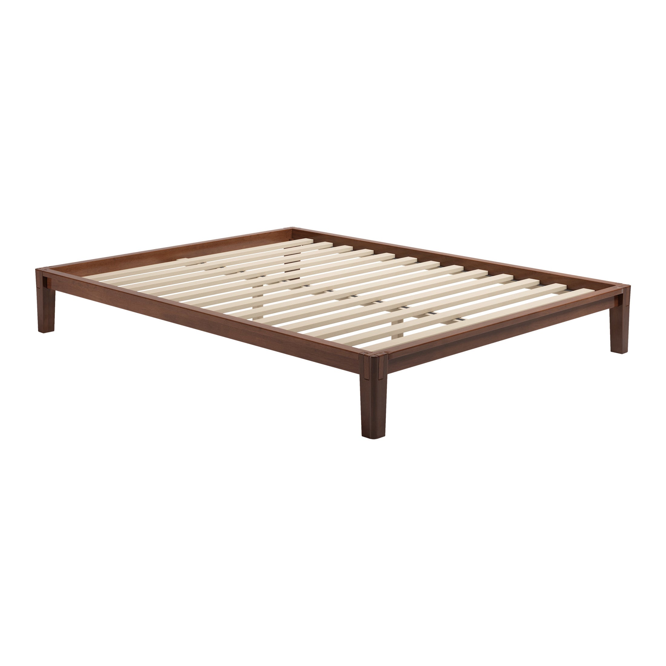 Luum Queen Platform Bed Frame Walnut