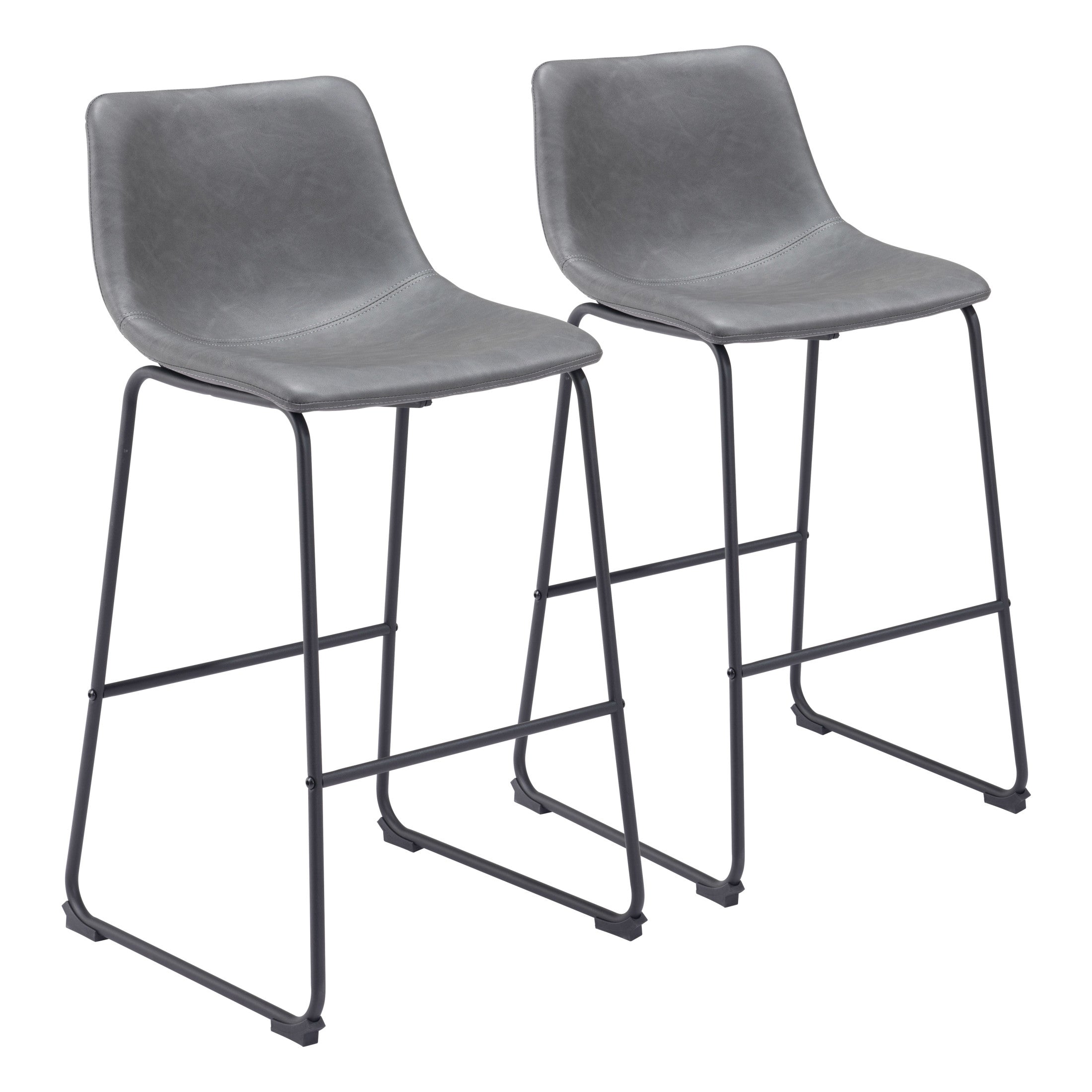 Smart Barstool (Set of 2) Charcoal