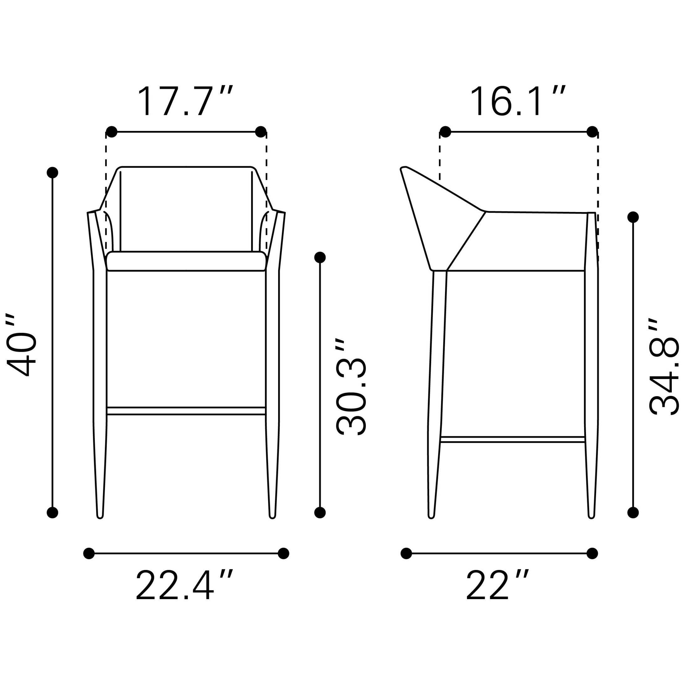 Andover Barstool Beige