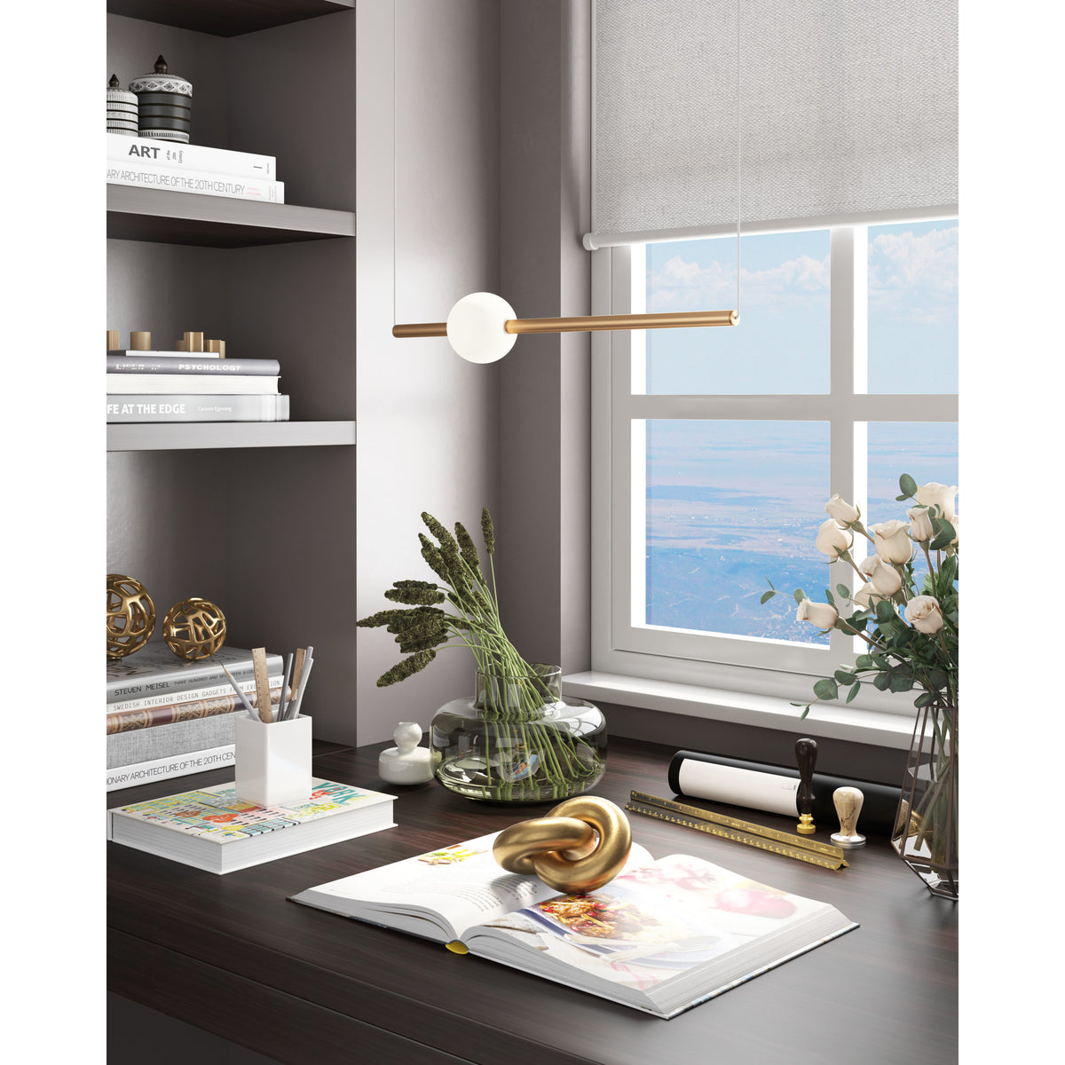 Adeo Ceiling Lamp Brass