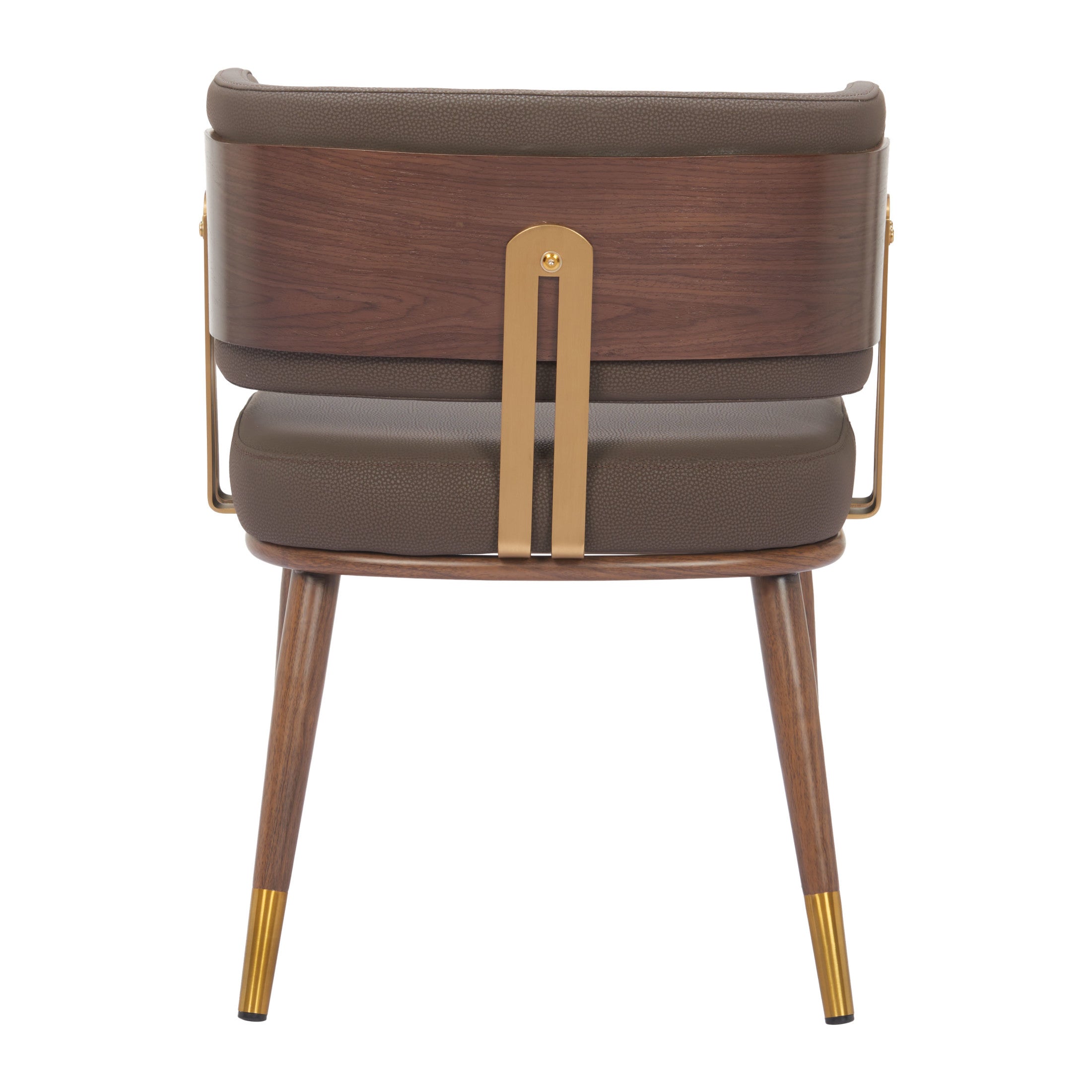 Brew Dining Chair Brown & Walnut