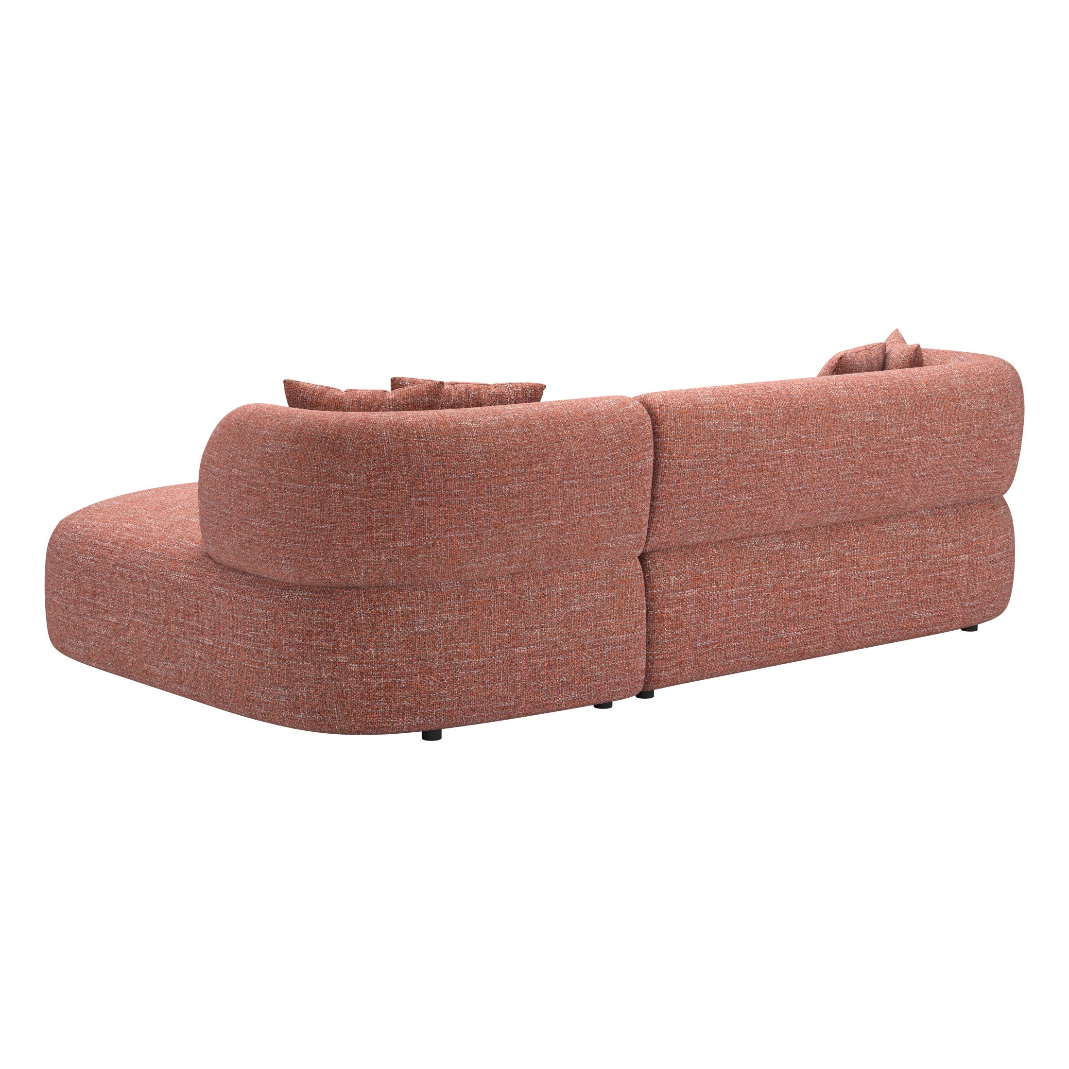 Venezia Chaise Sectional Brown