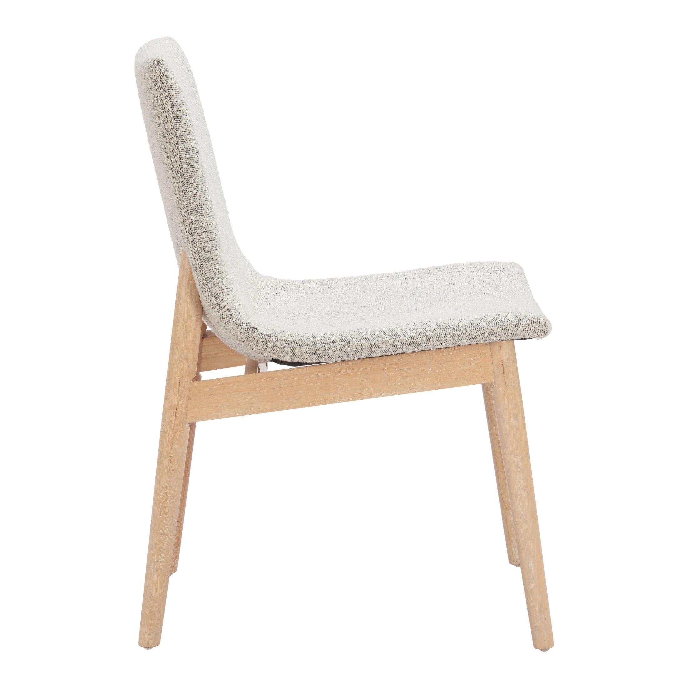 Raha Dining Chair (Set of 2) Gray & Whitewashed