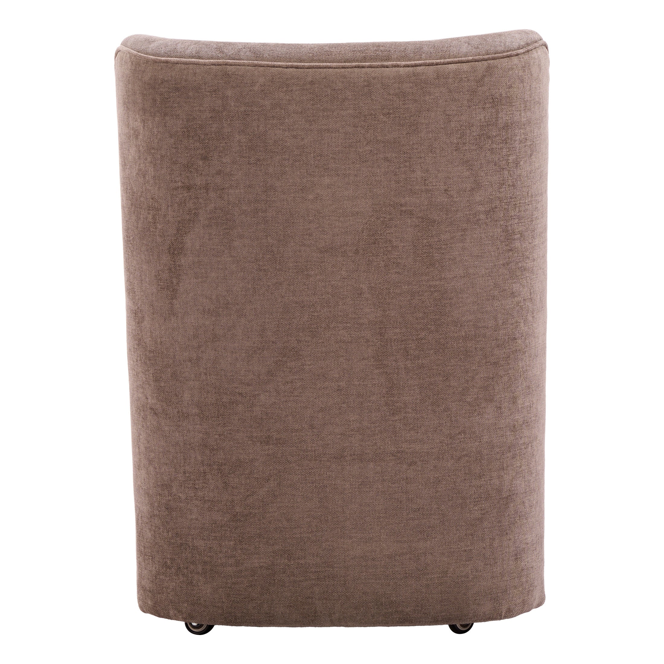 Bambun Dining Chair with Wheels Taupe