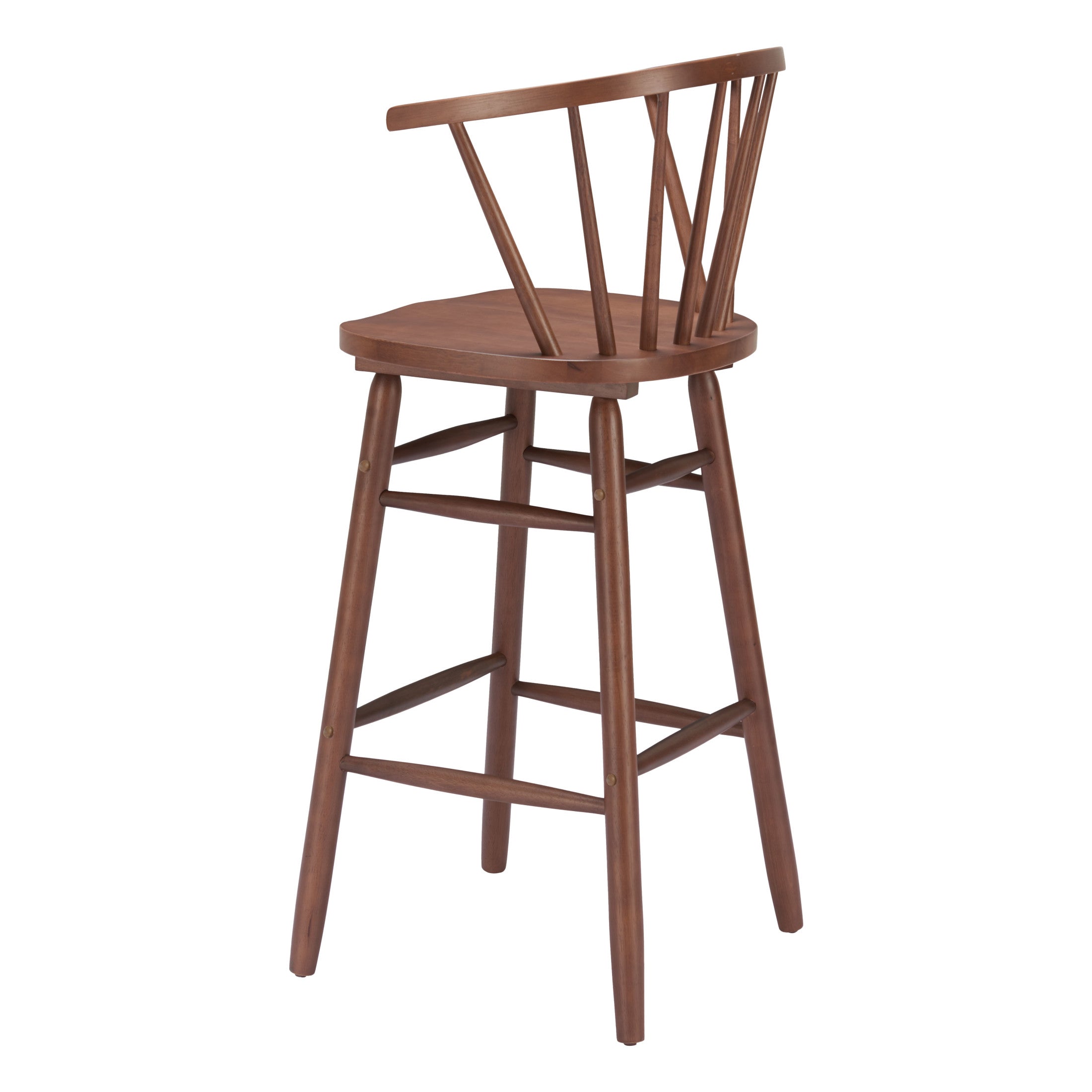 Stenger Barstool (Set of 2) Walnut