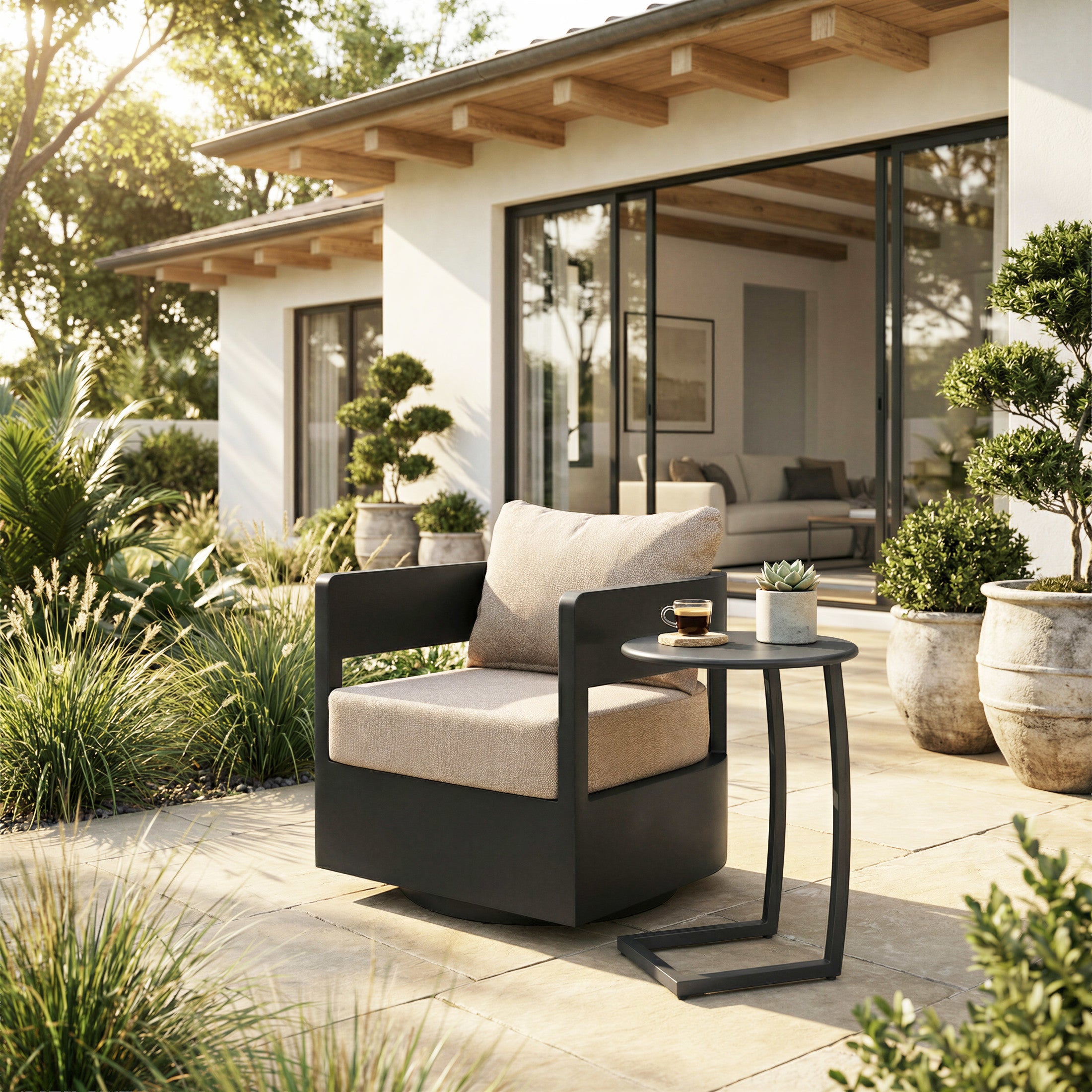 Noga End Table Black