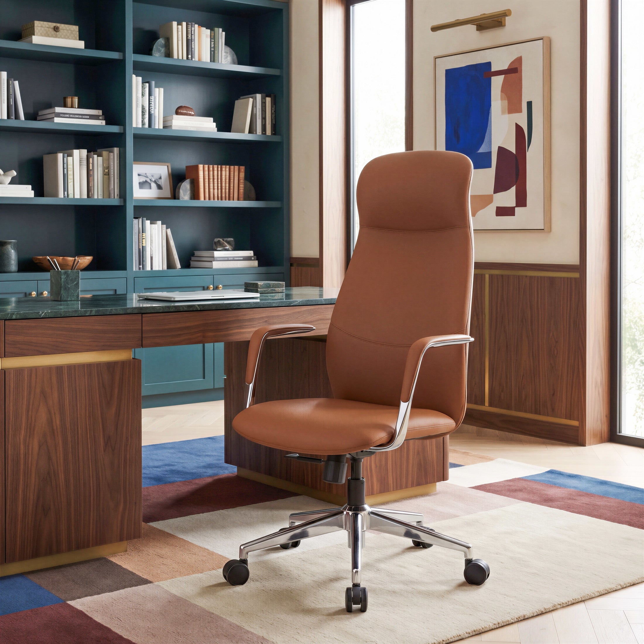 Rosalind Office Chair Brown