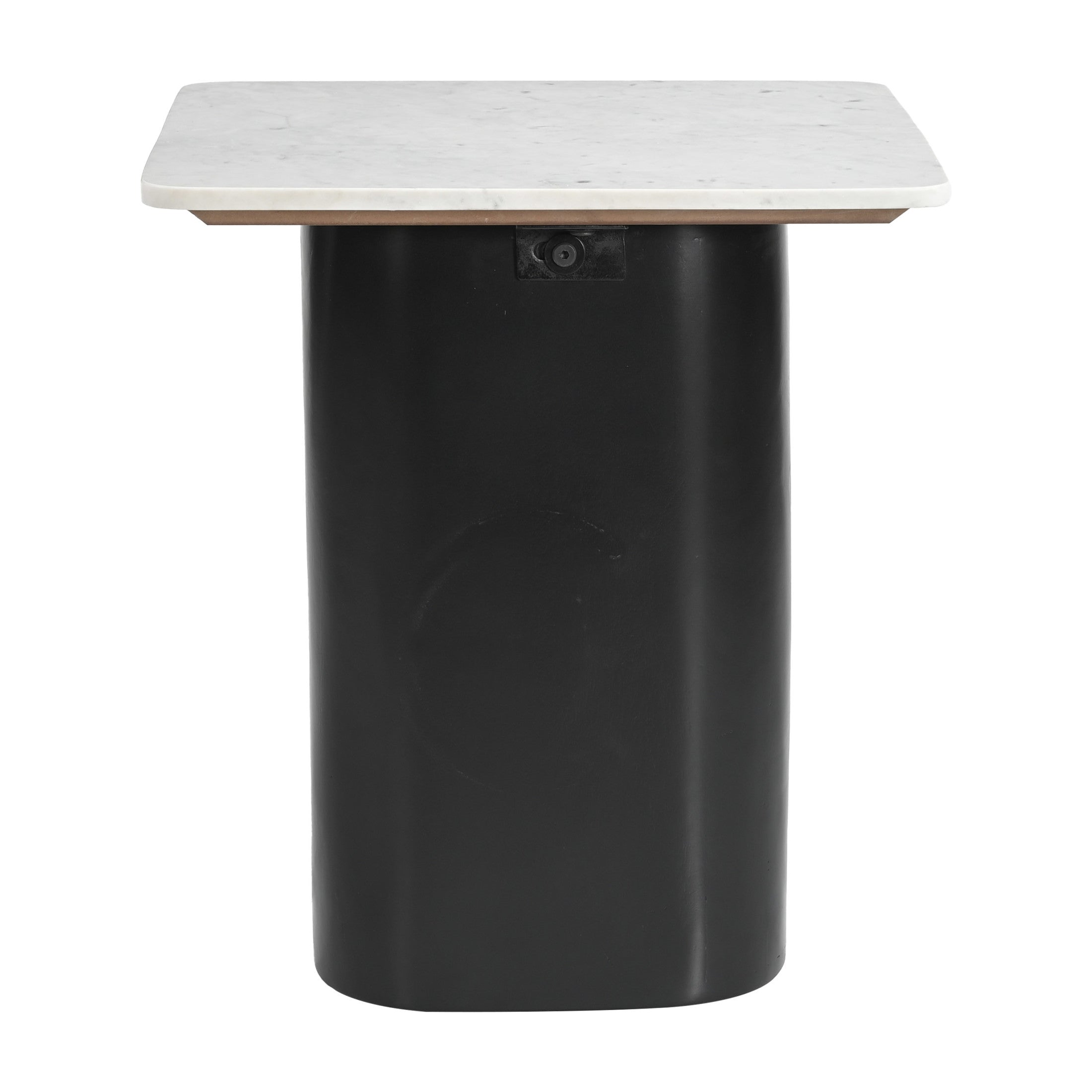 Fiora Side Table White & Black