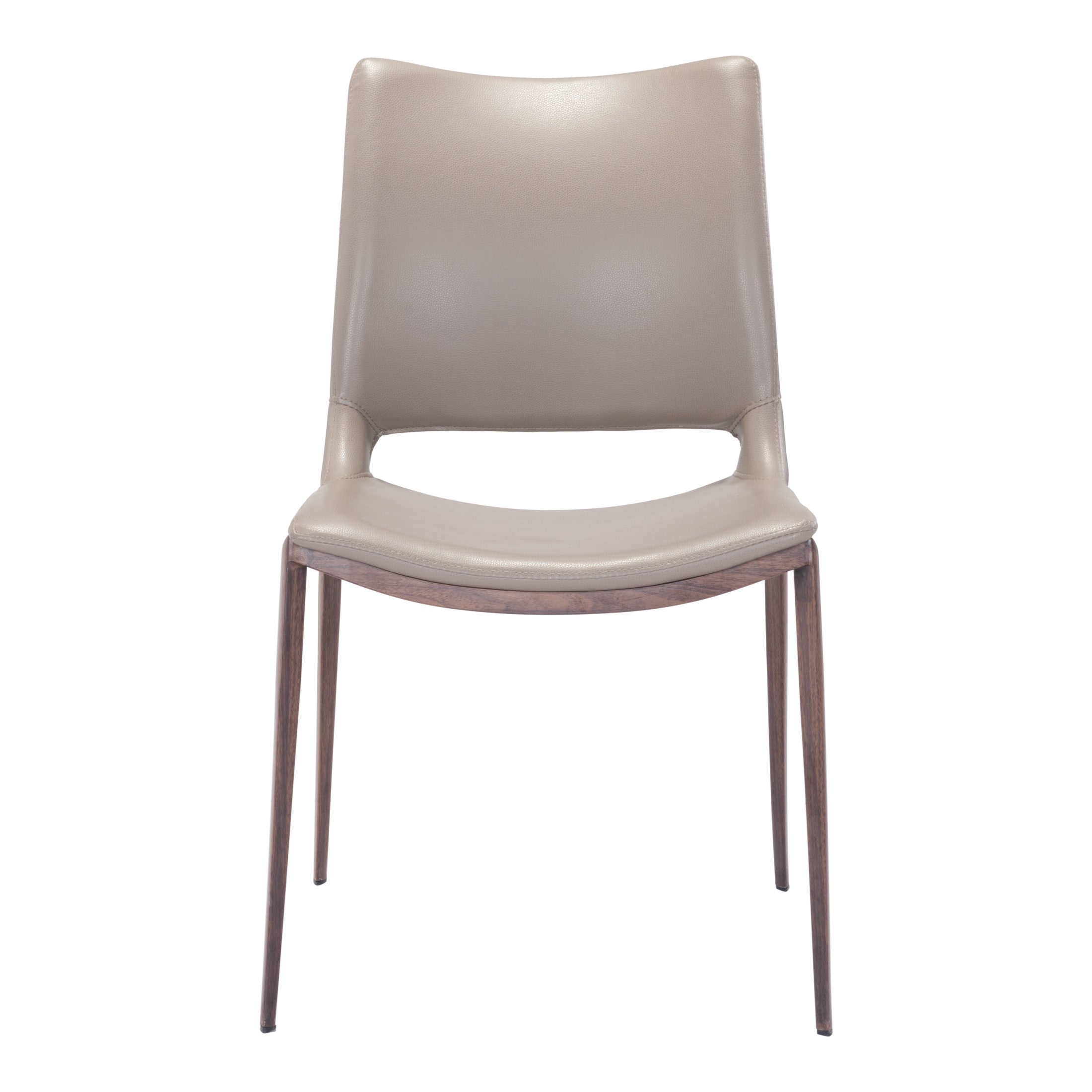 Ace Dining Chair (Set of 2) Brown & Walnut