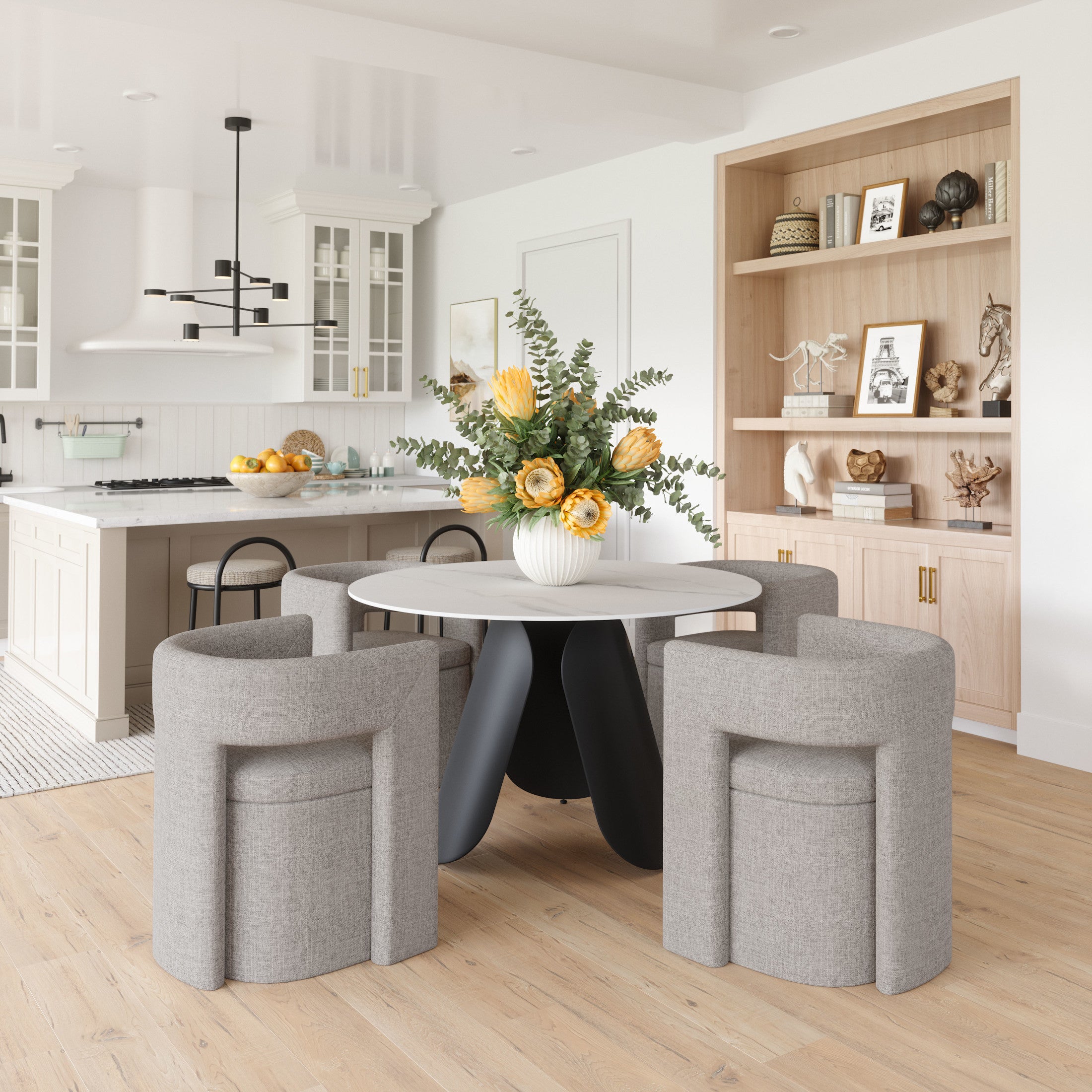 Papua Dining Chair Gray