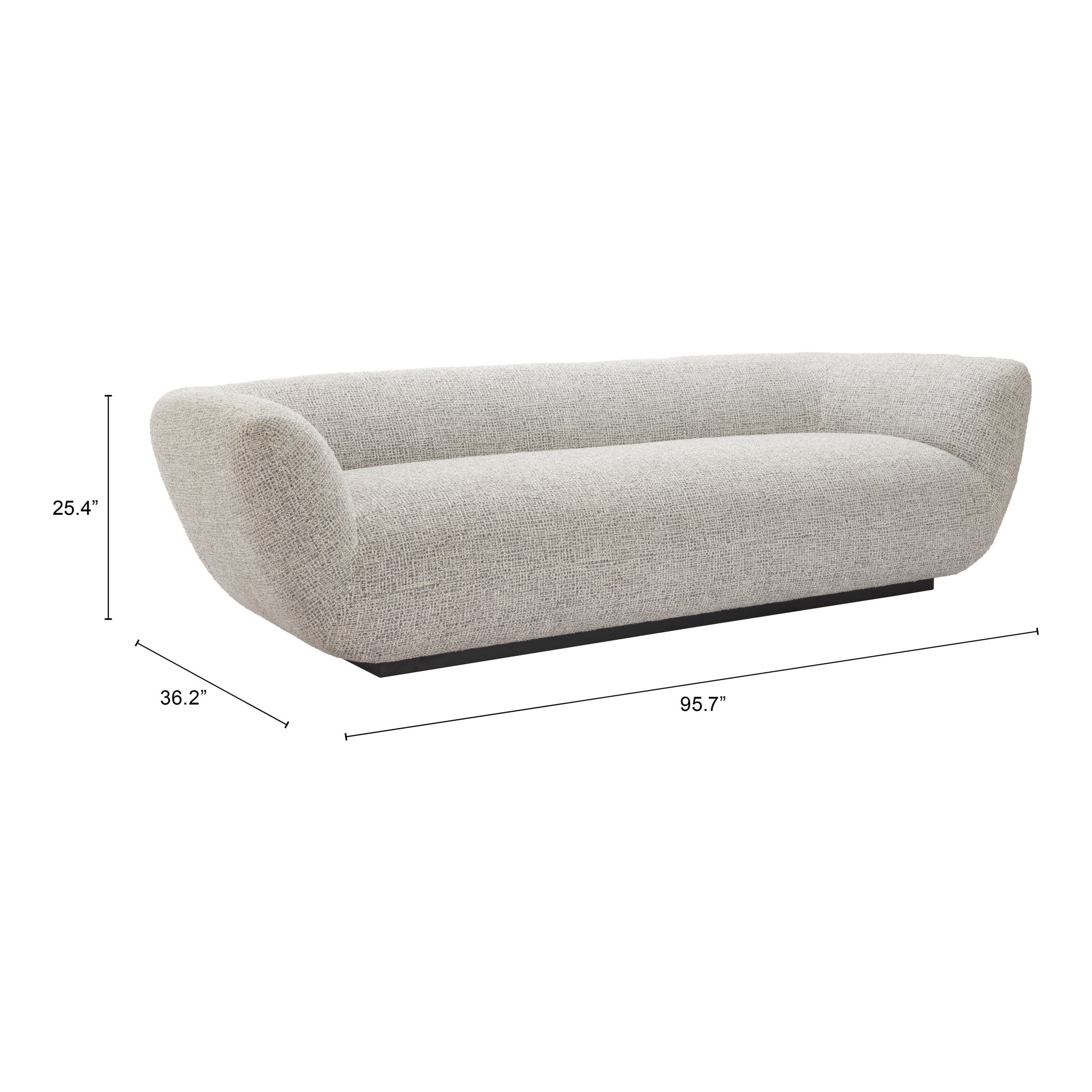 Zambet Sofa Pewter Gray